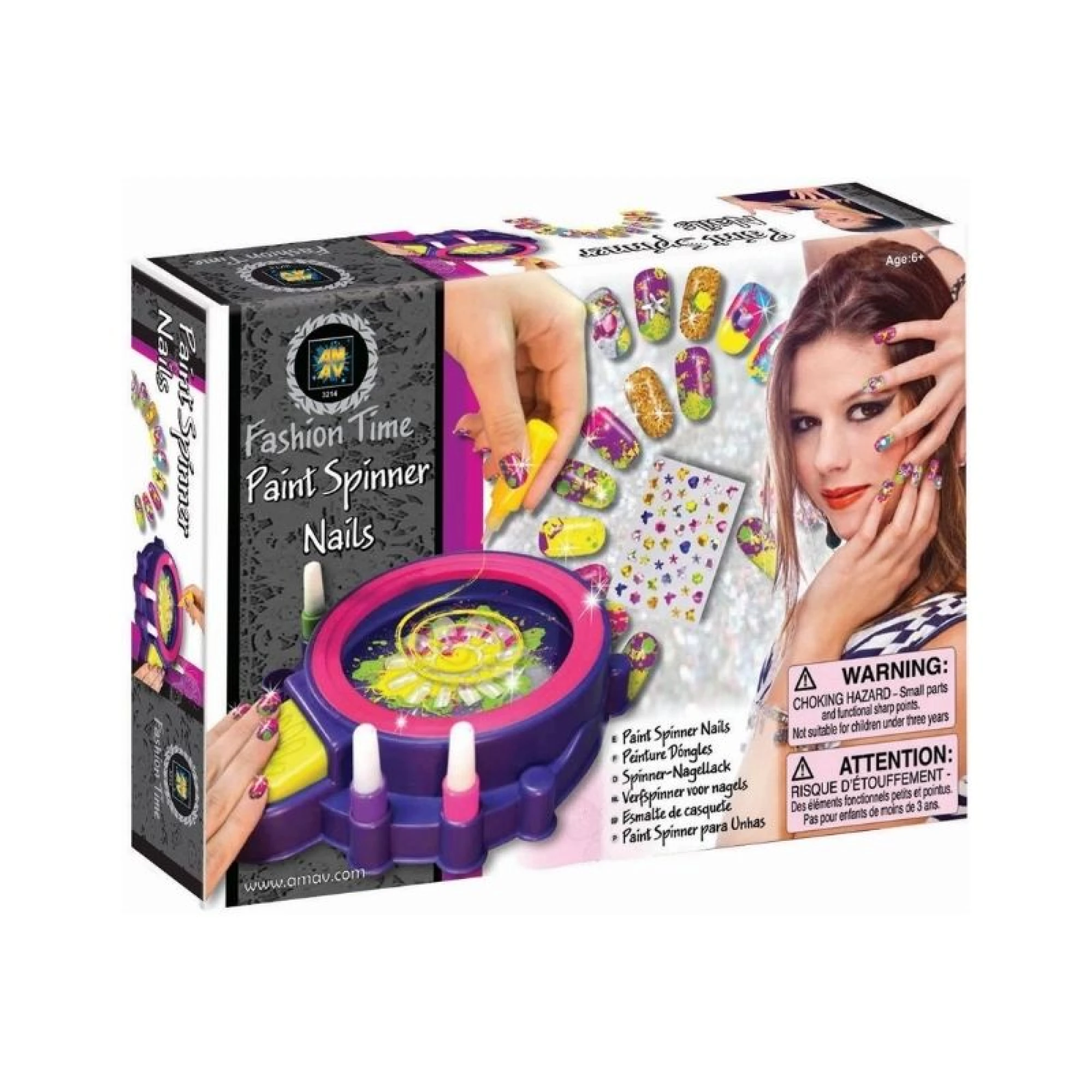 Fashion Time - Paint Spinner Nails