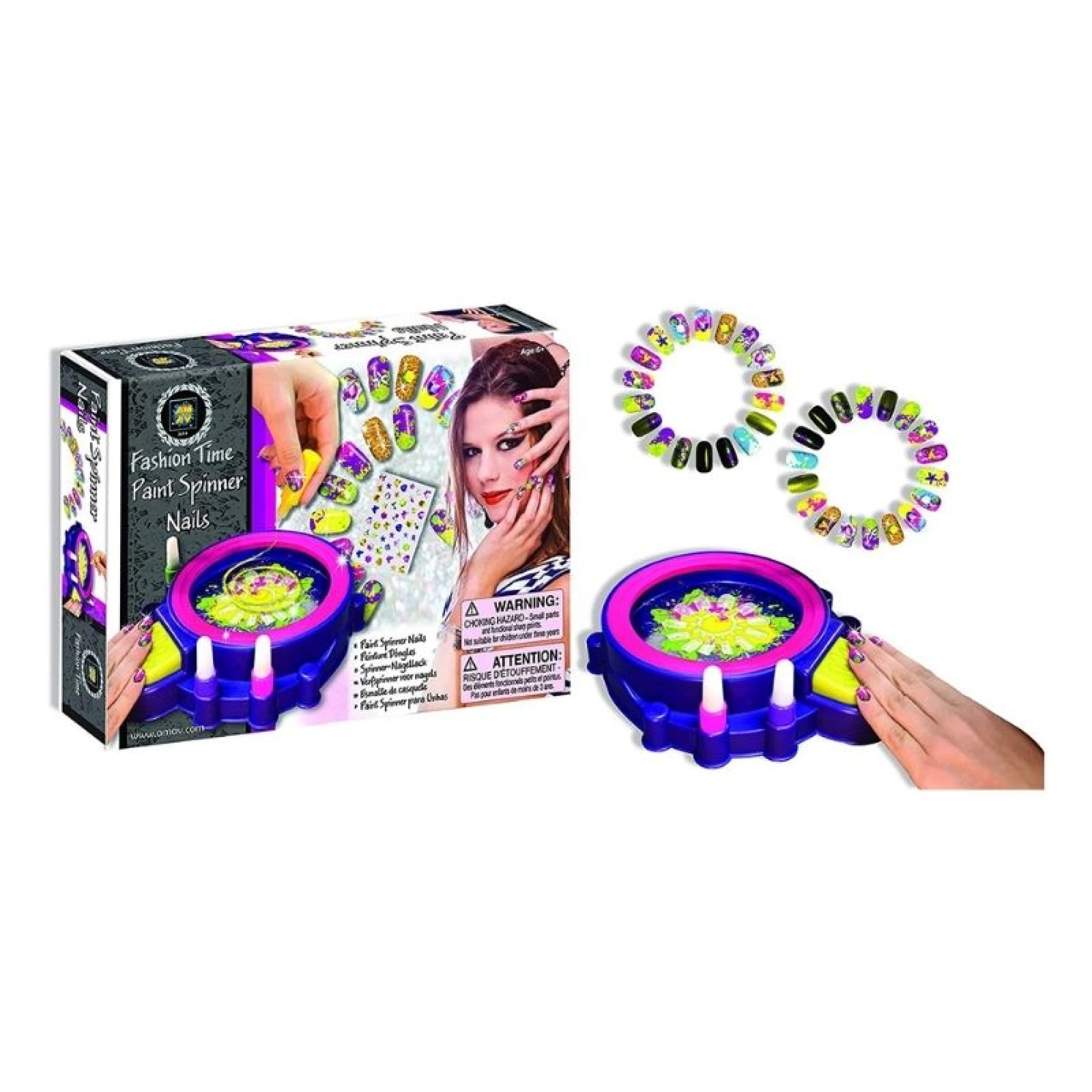 Fashion Time - Paint Spinner Nails