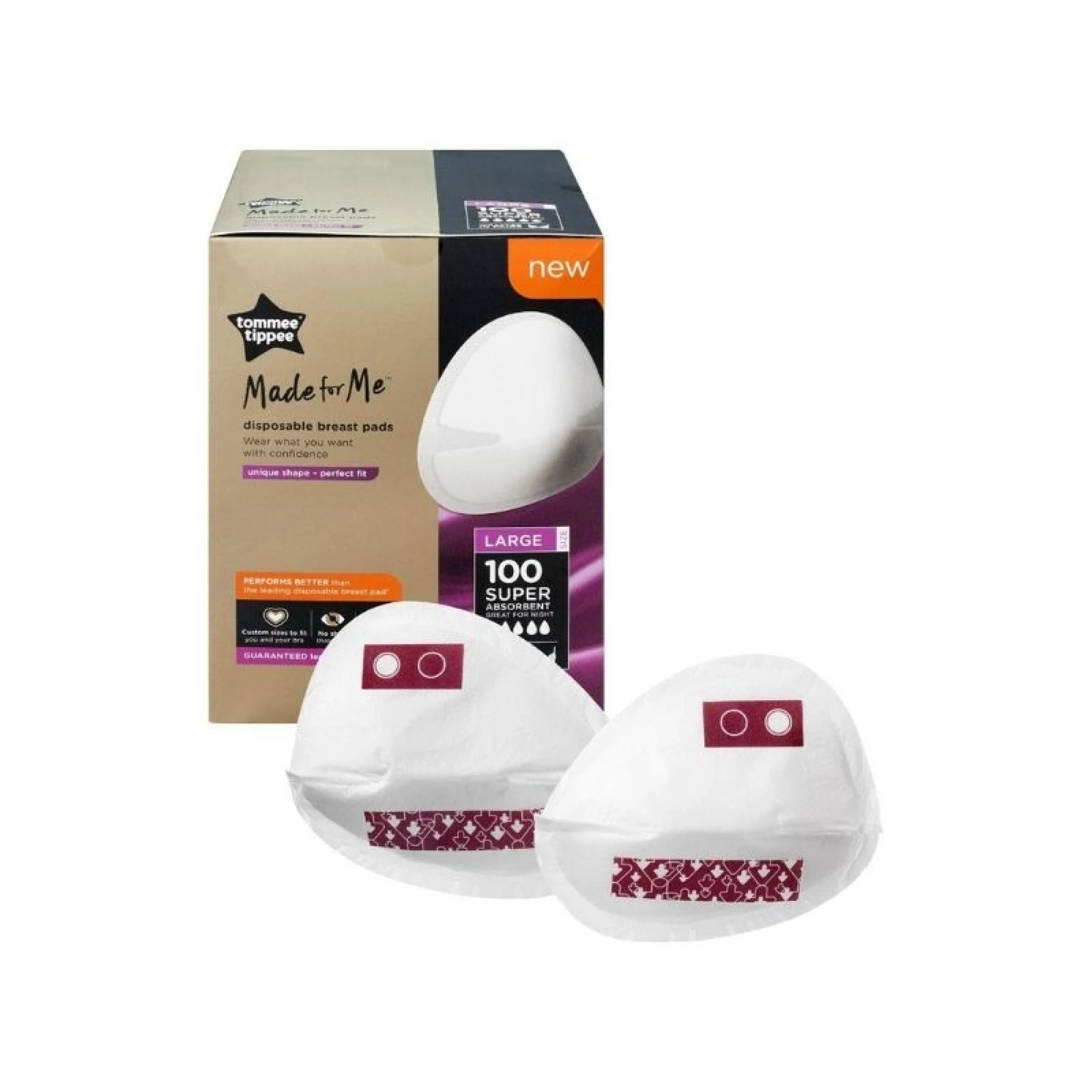 Made for Me - 100 Super Absorbent Disposable Breast Pads