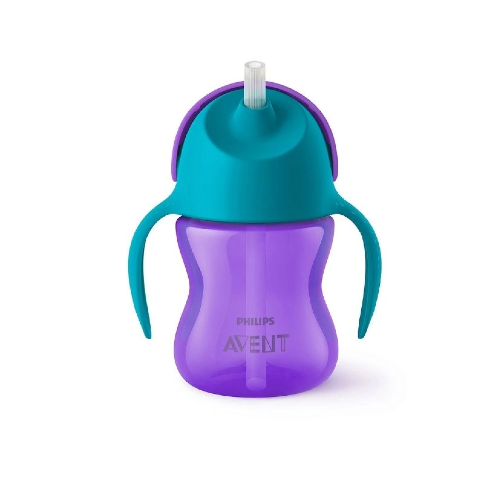 Philips Avent Cup with straw 200ml 9m+ Purple