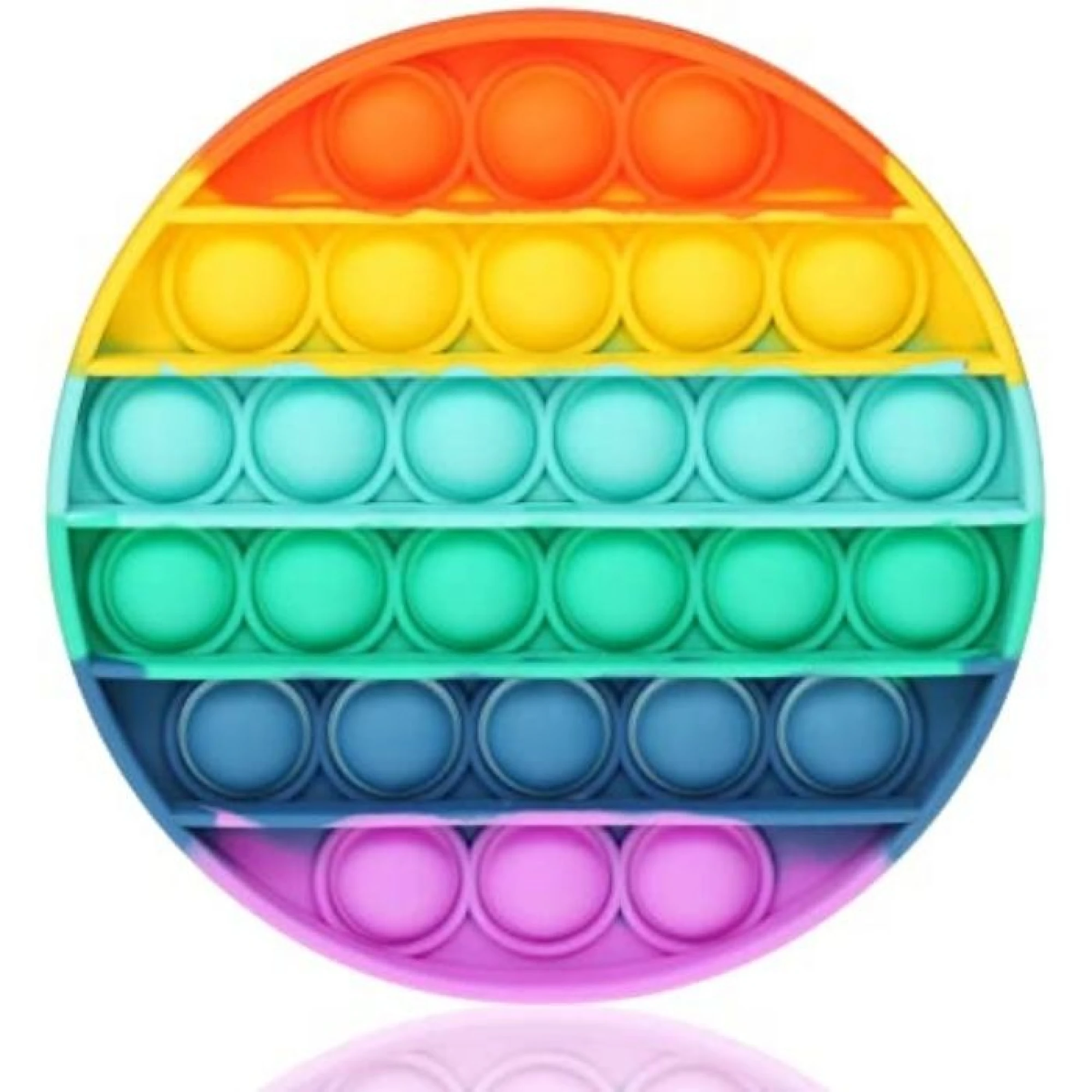 Silicone Pop Bubble Toys Rainbow