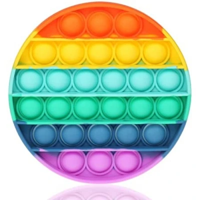 Silicone Pop Bubble Toys Rainbow