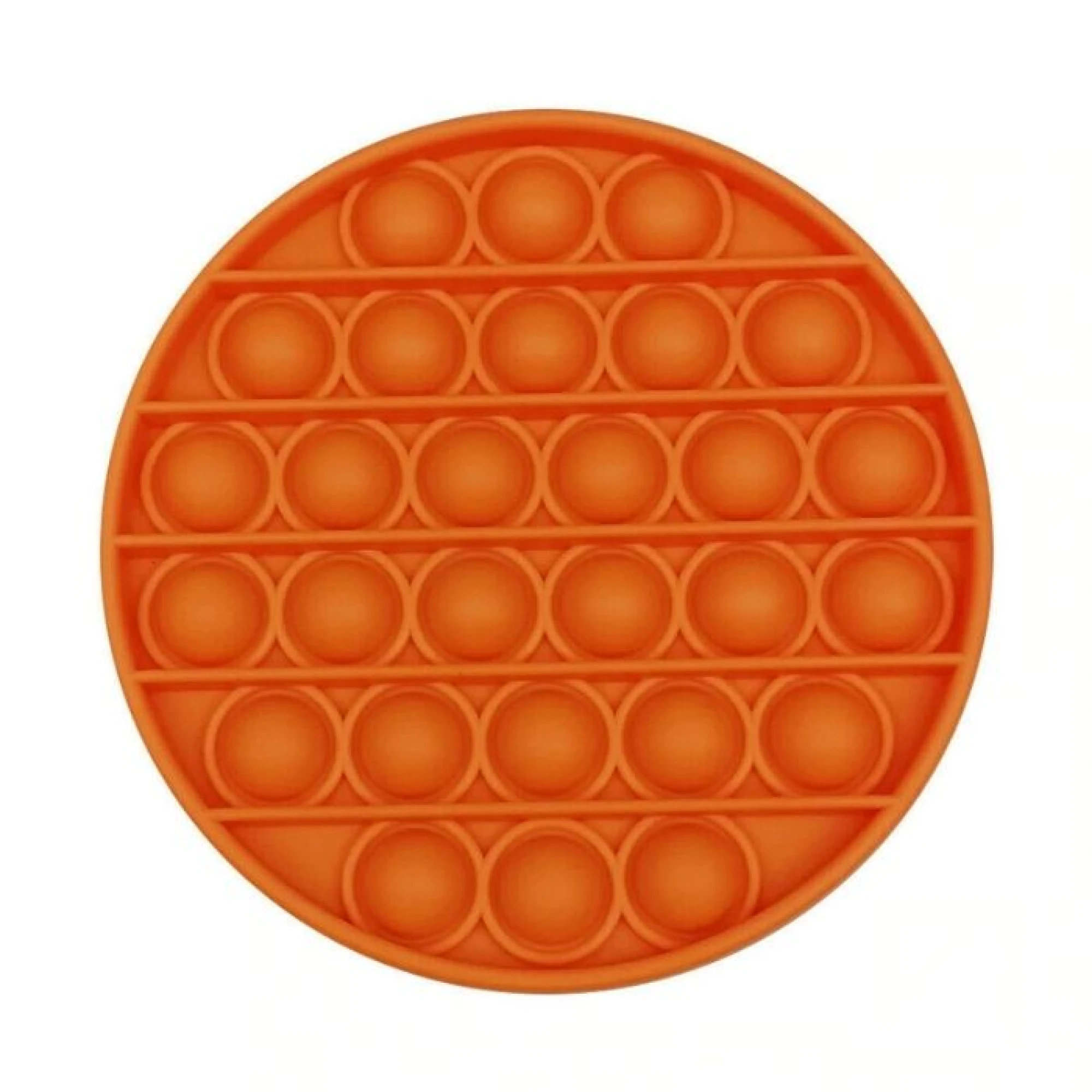 Silicone Pop Bubble Toys Orange