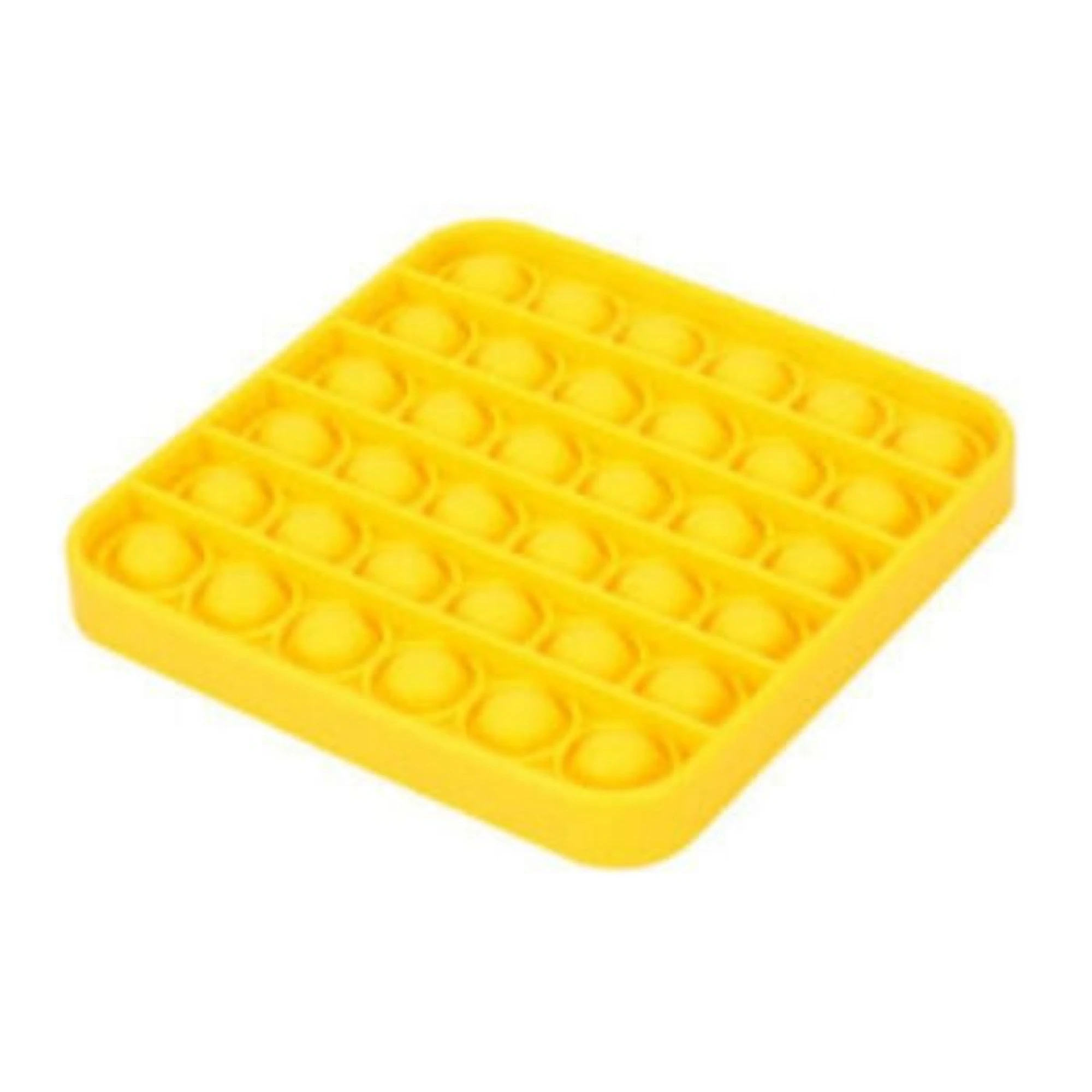 Silicone Pop Bubble Toys Yellow