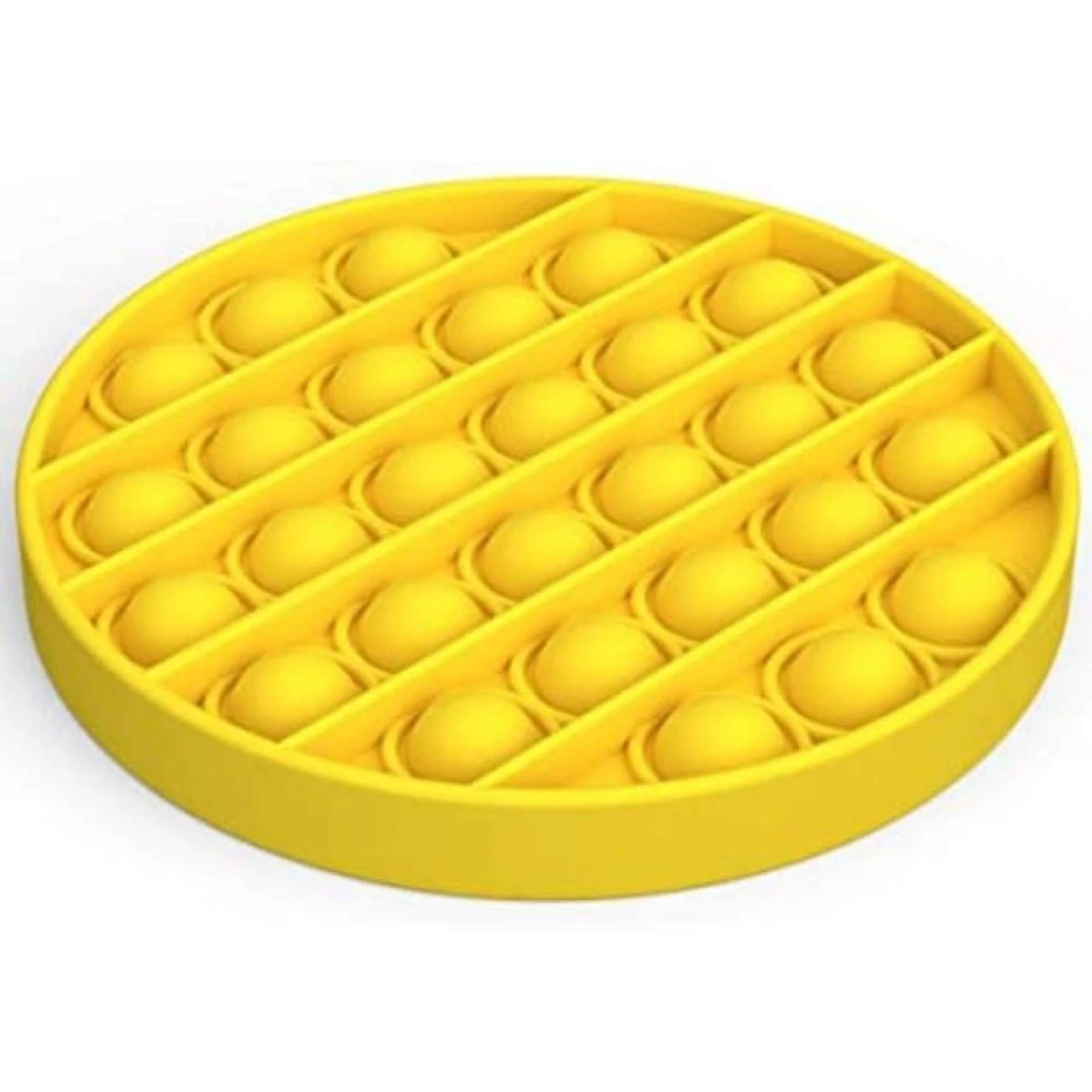 Silicone Pop Bubble Toys Yellow