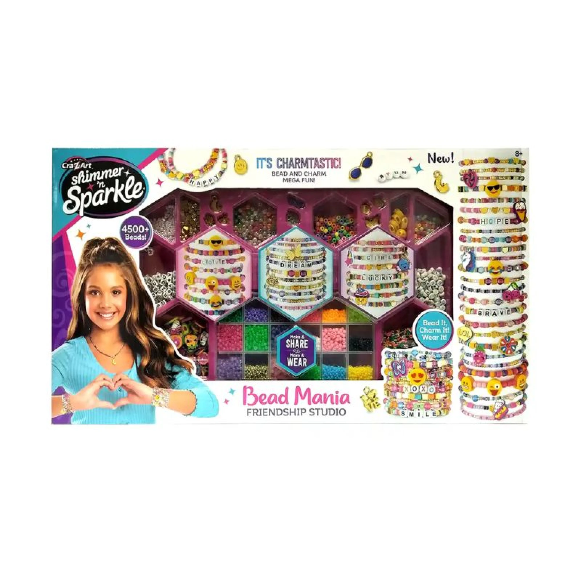 Cra-Z-Art Shimmer 'n Sparkle Bead Mania Friendship Studio