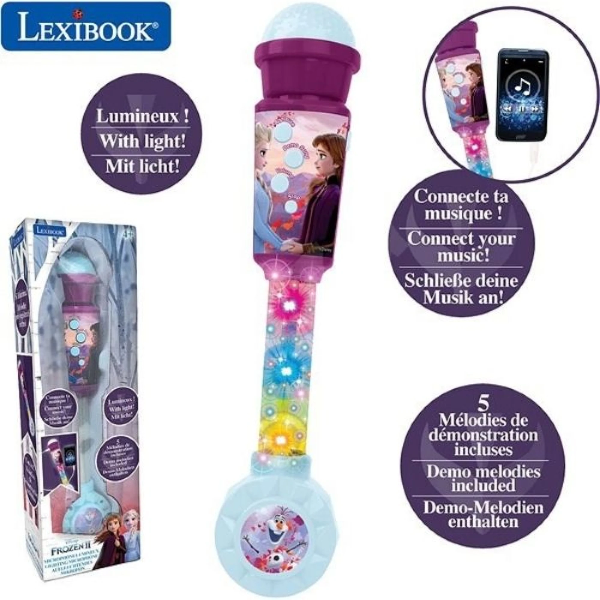Frozen Lighting Microphone for children