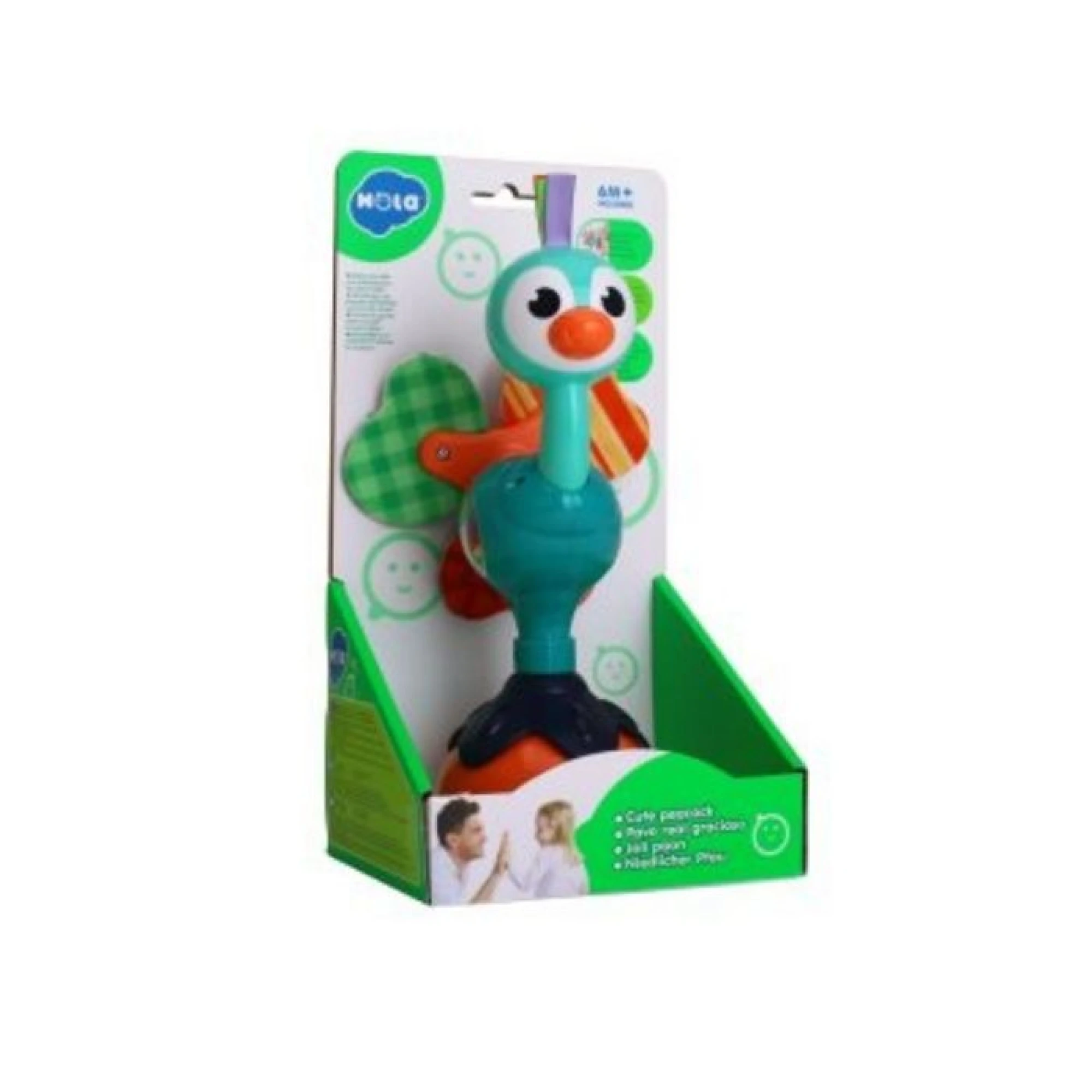 Hola Cute Peacock Highchair Toy