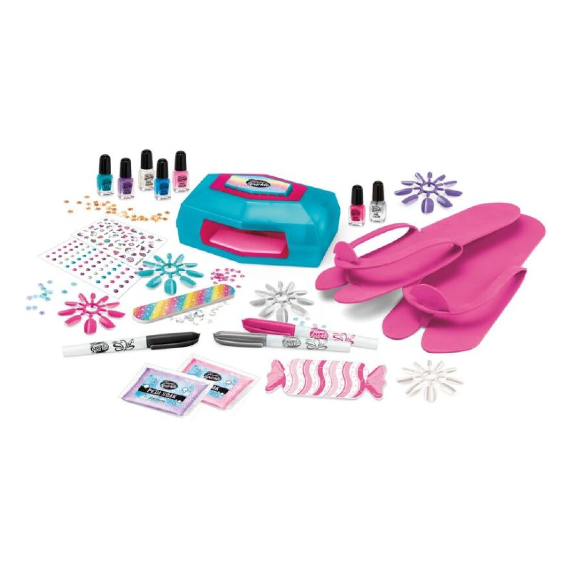 Shimmer 'n Sparkle Salon Style Deluxe Manicure &amp; Pedicure