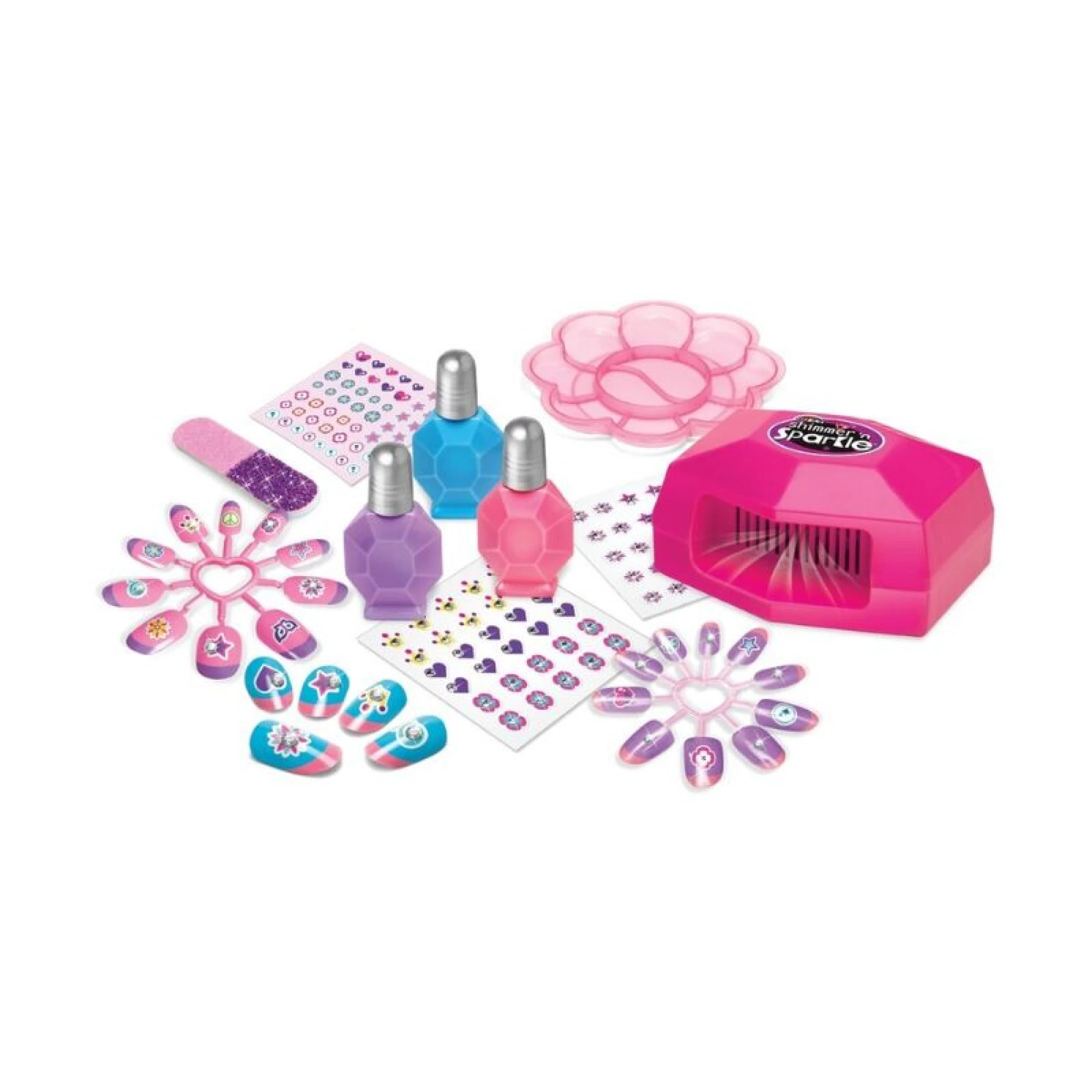 Cra-Z-art Shimmer &amp; Sparkle Manicure Magic Nail Studio 