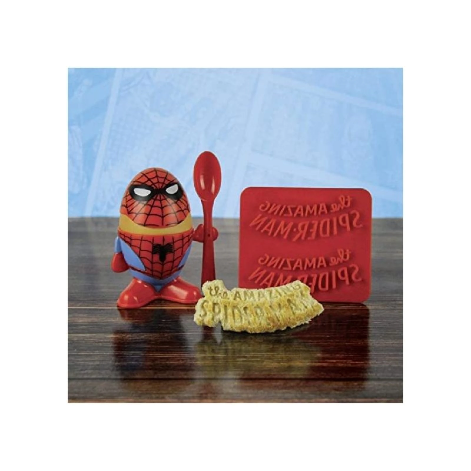 Paladone Marvel Spider man Egg Cup and toast cutter
