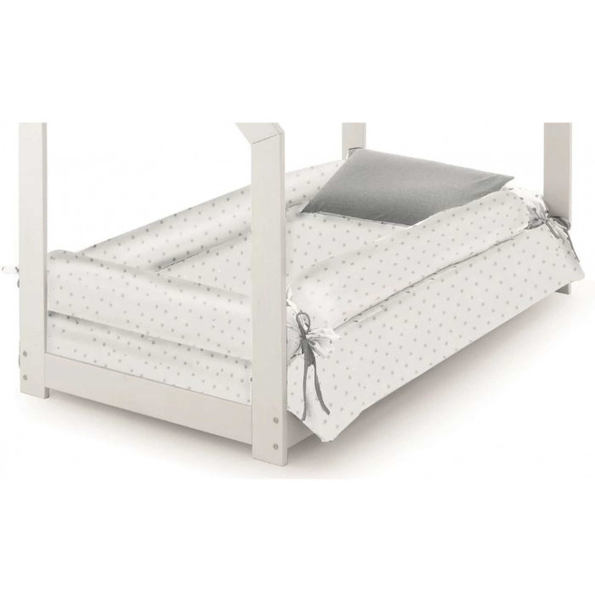Italbaby set Star of cylindrical bumpers white