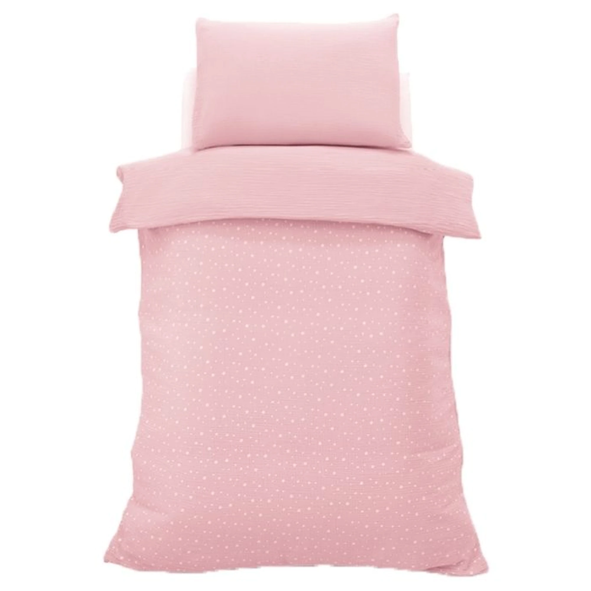 Italbaby Muslin baby bedding with stars Pink
