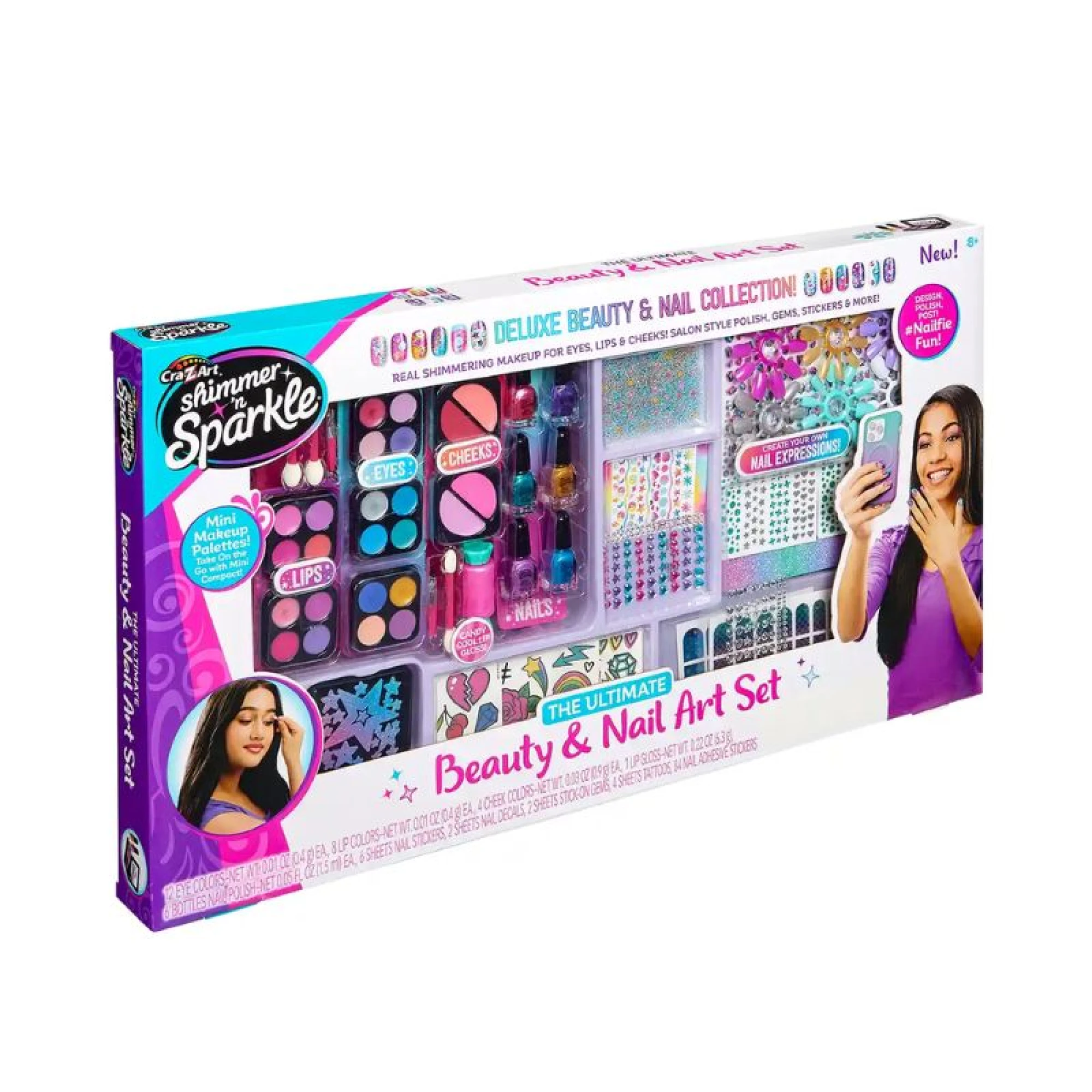 Cra-Z-Art Shimmer n Sparkle the Ultimate beauty &amp; nail art set