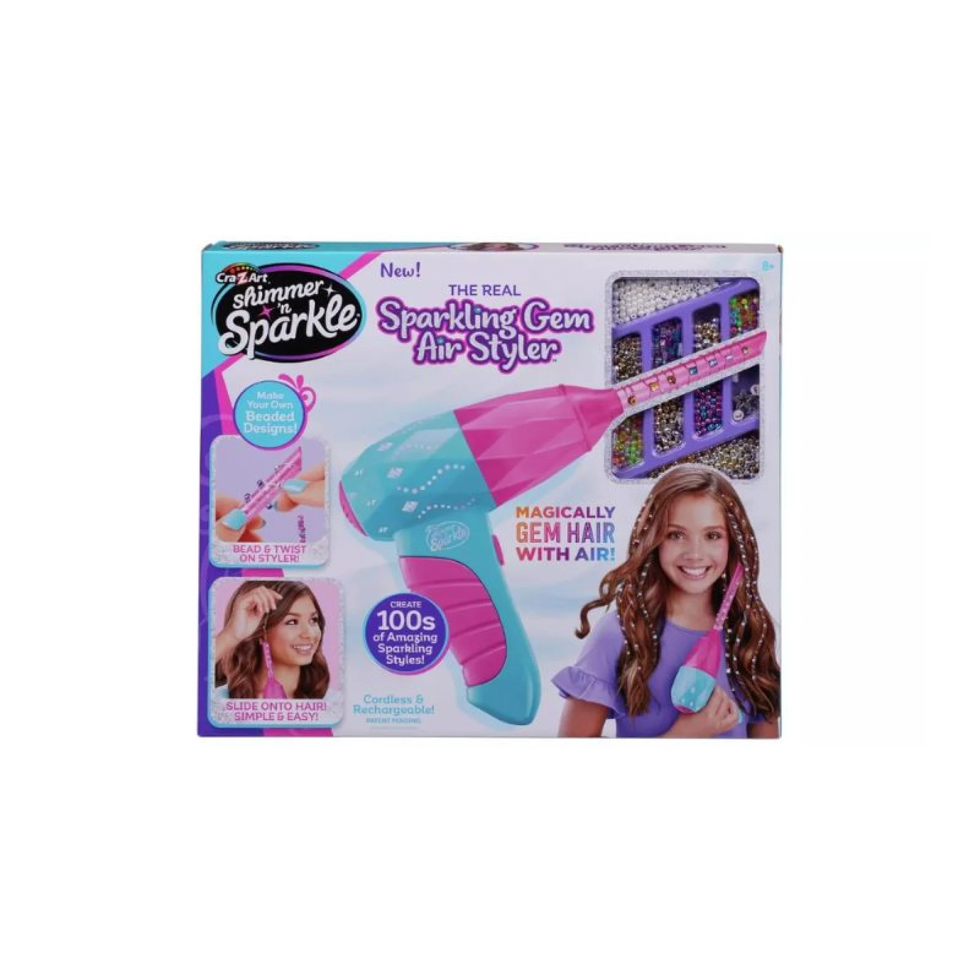 Cra-Z-Art Shimmer N Sparkle Real Sparkling Gem Air Styler