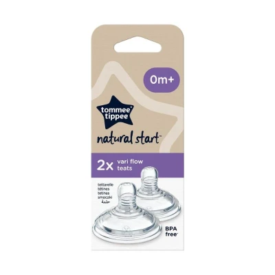 Tommee Tippee Closer To Nature Slow Flow Teats x 2