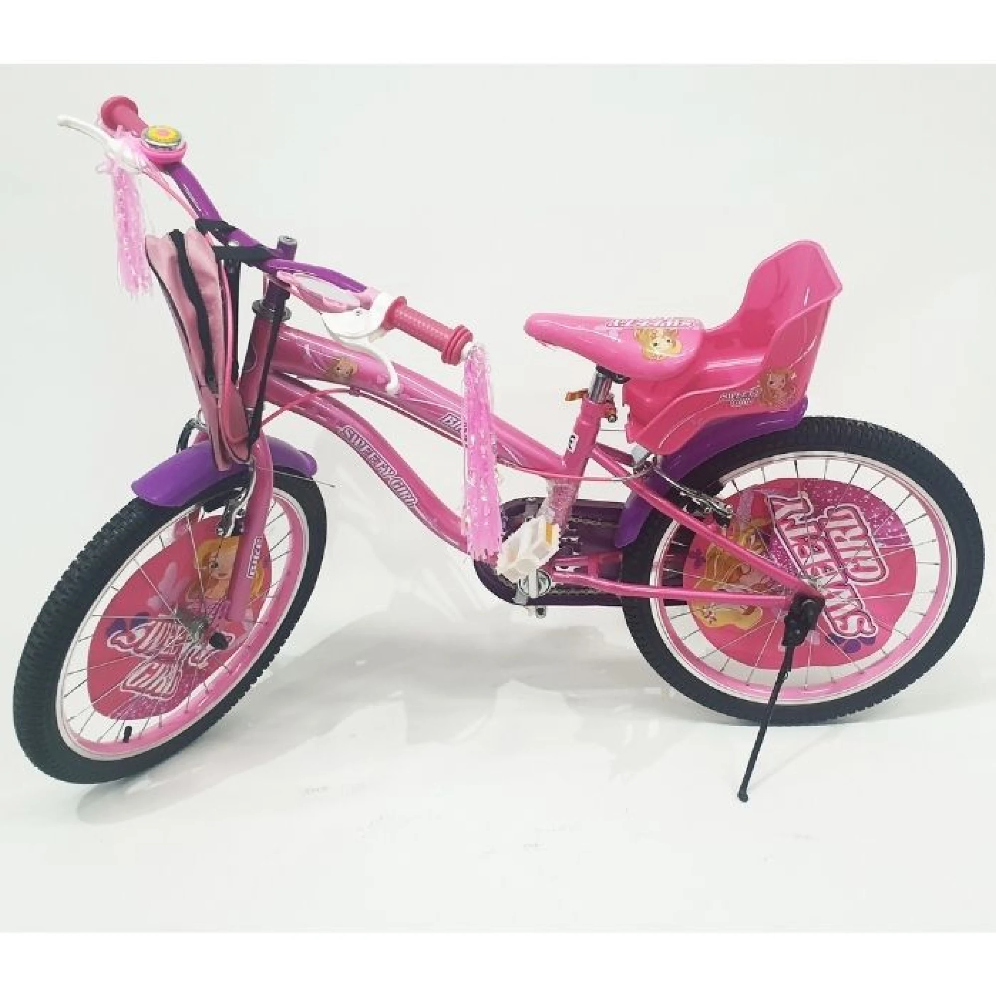 Girls Bike With Bag 20 inch