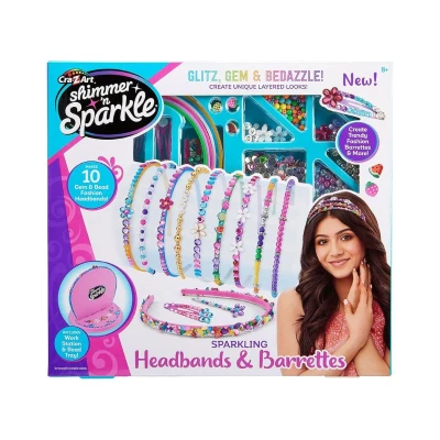 Cra-Z-Art Shimmer N Sparkle Sparkling Headbands &amp; Hair Charms,
