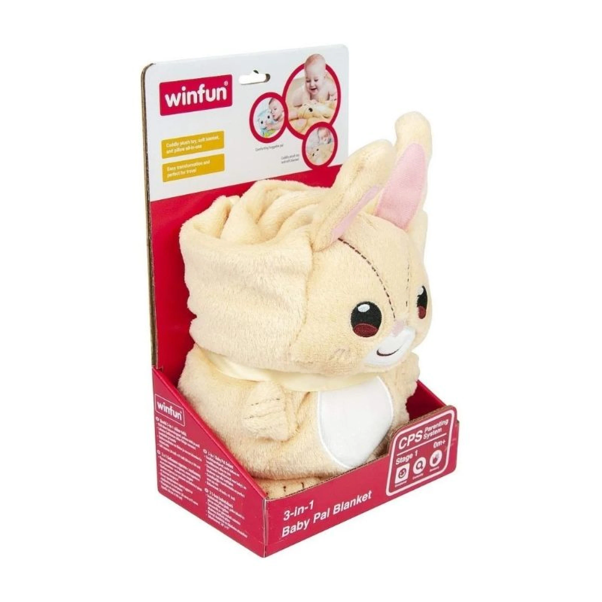 Winfun - 3-in-1 Baby Pal Blanket - Bunny