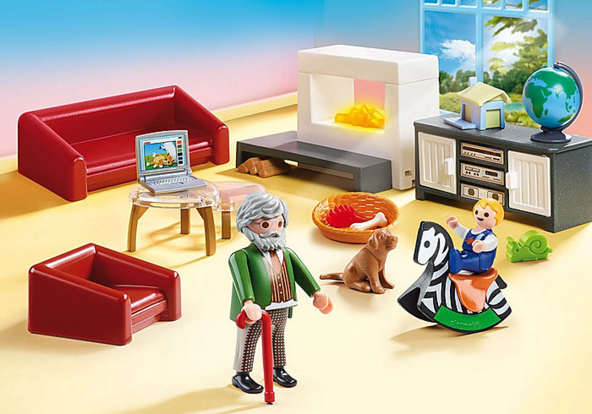 Plymobil-Comfortable Living Room