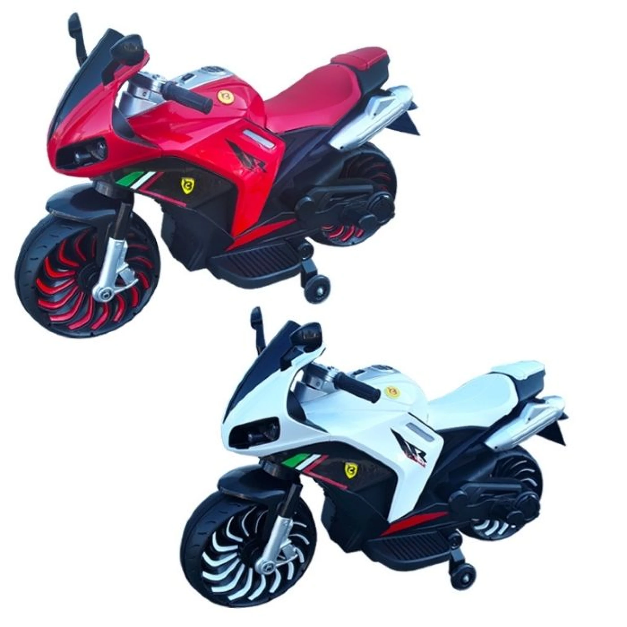 Electric Ride Ride On Motorbike Kids 12V Red