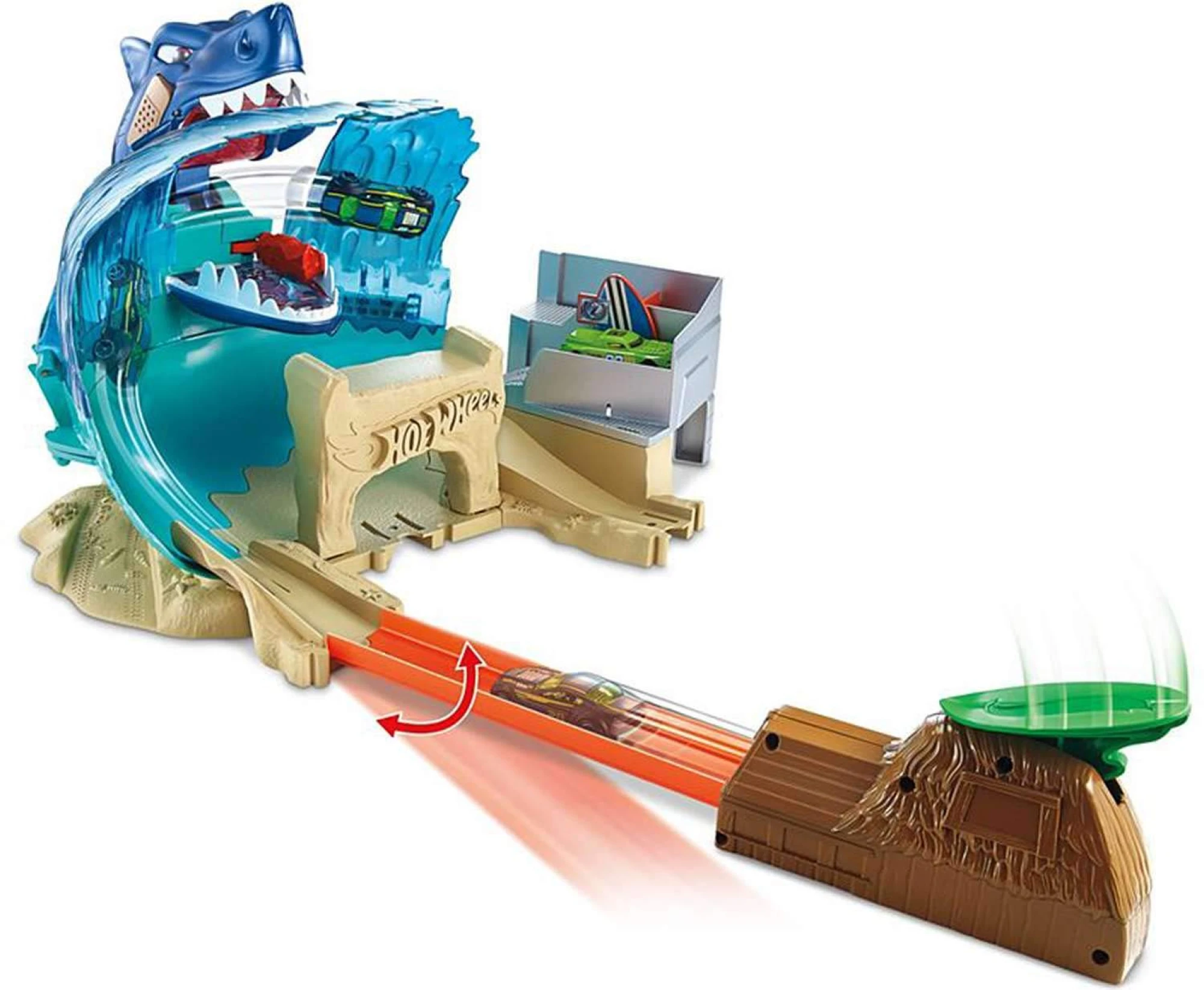 Hot Wheels - City Shark Beach Battle Play Set