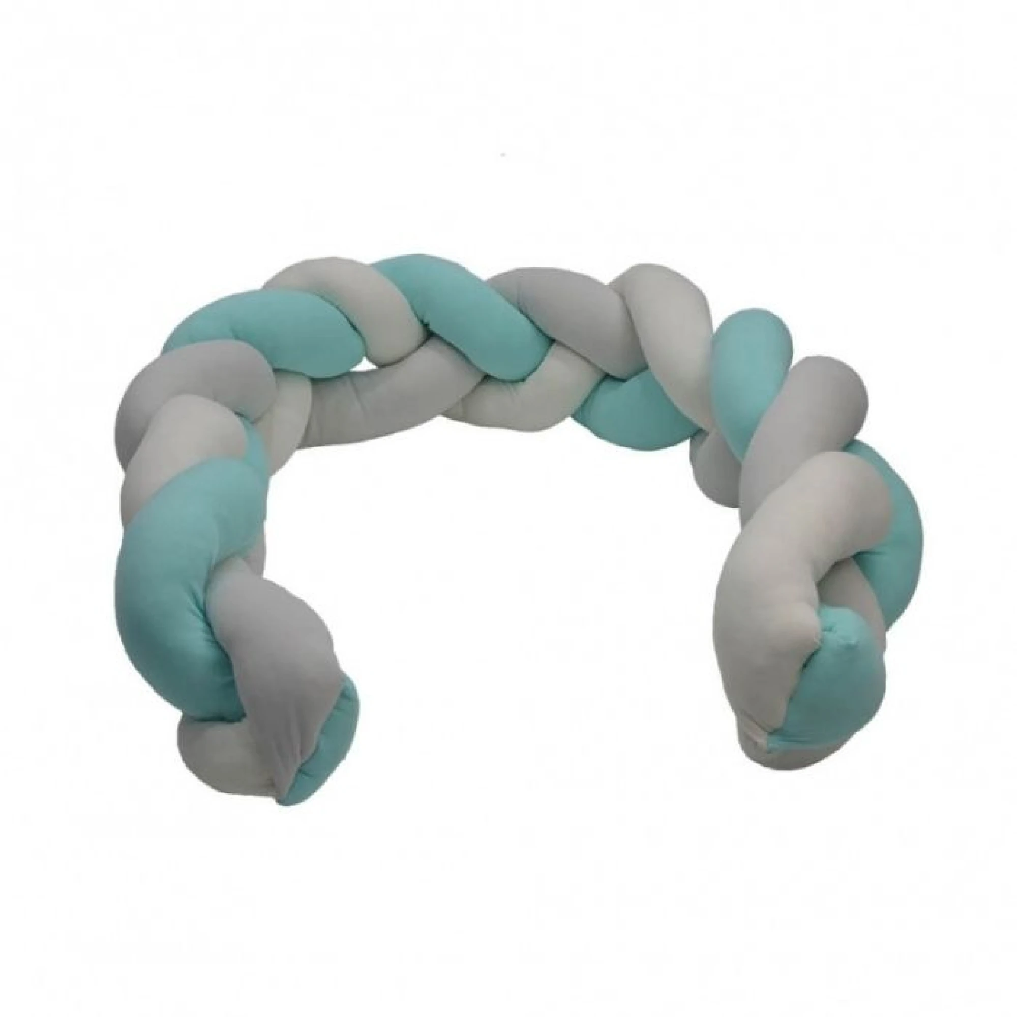 Braid bed bumper Mint