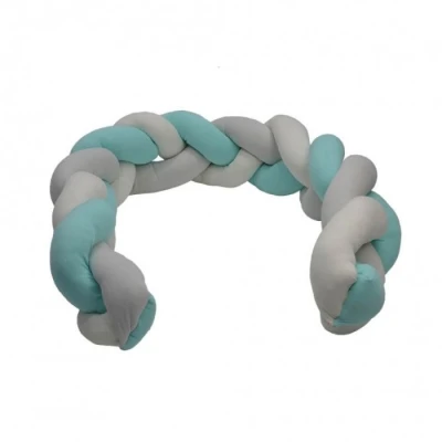 Braid bed bumper Mint