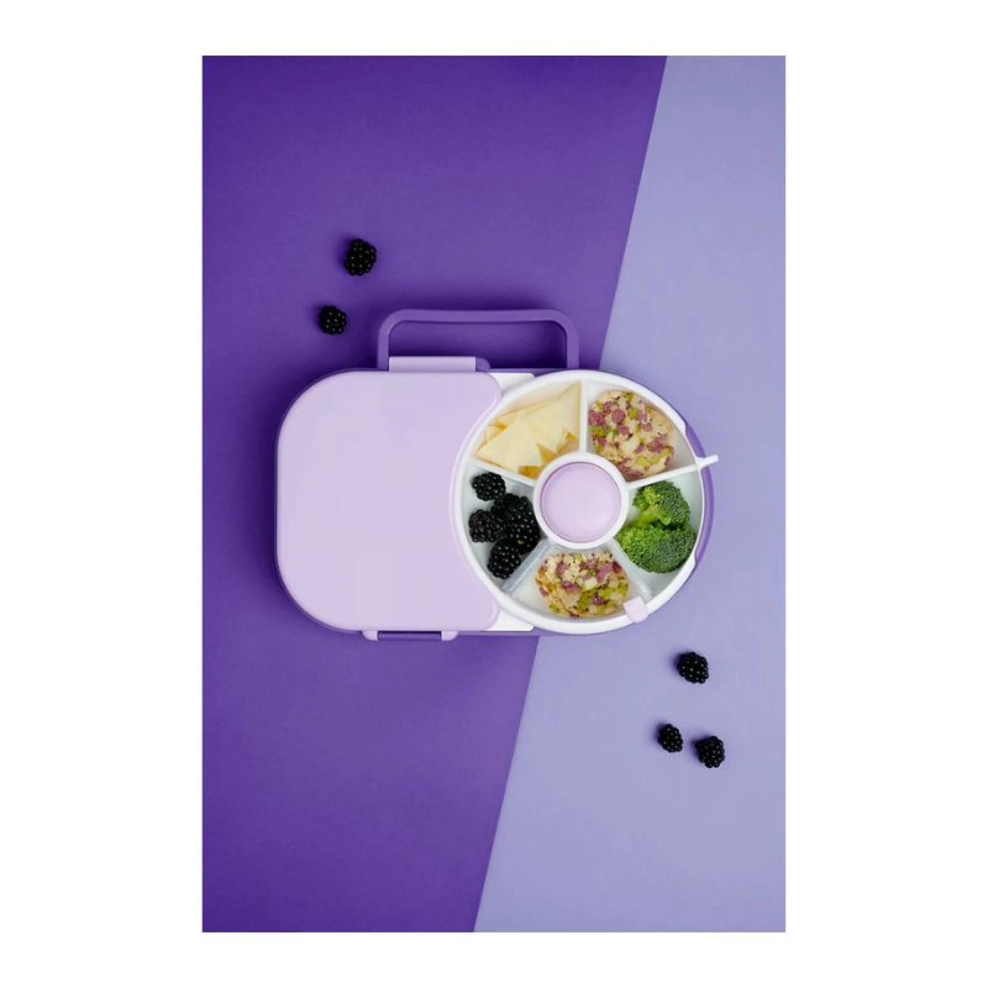 2-in-1 GoBe Lunchbox - Blueberry Blue