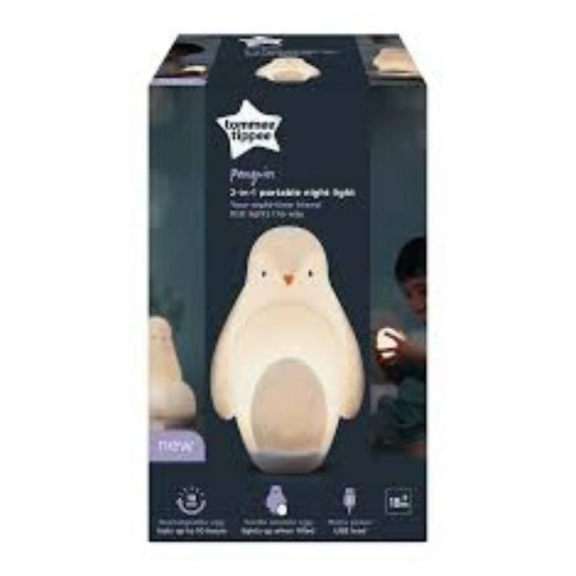 Tommee Tippee Penguin 2-in-1 Portable Night Light