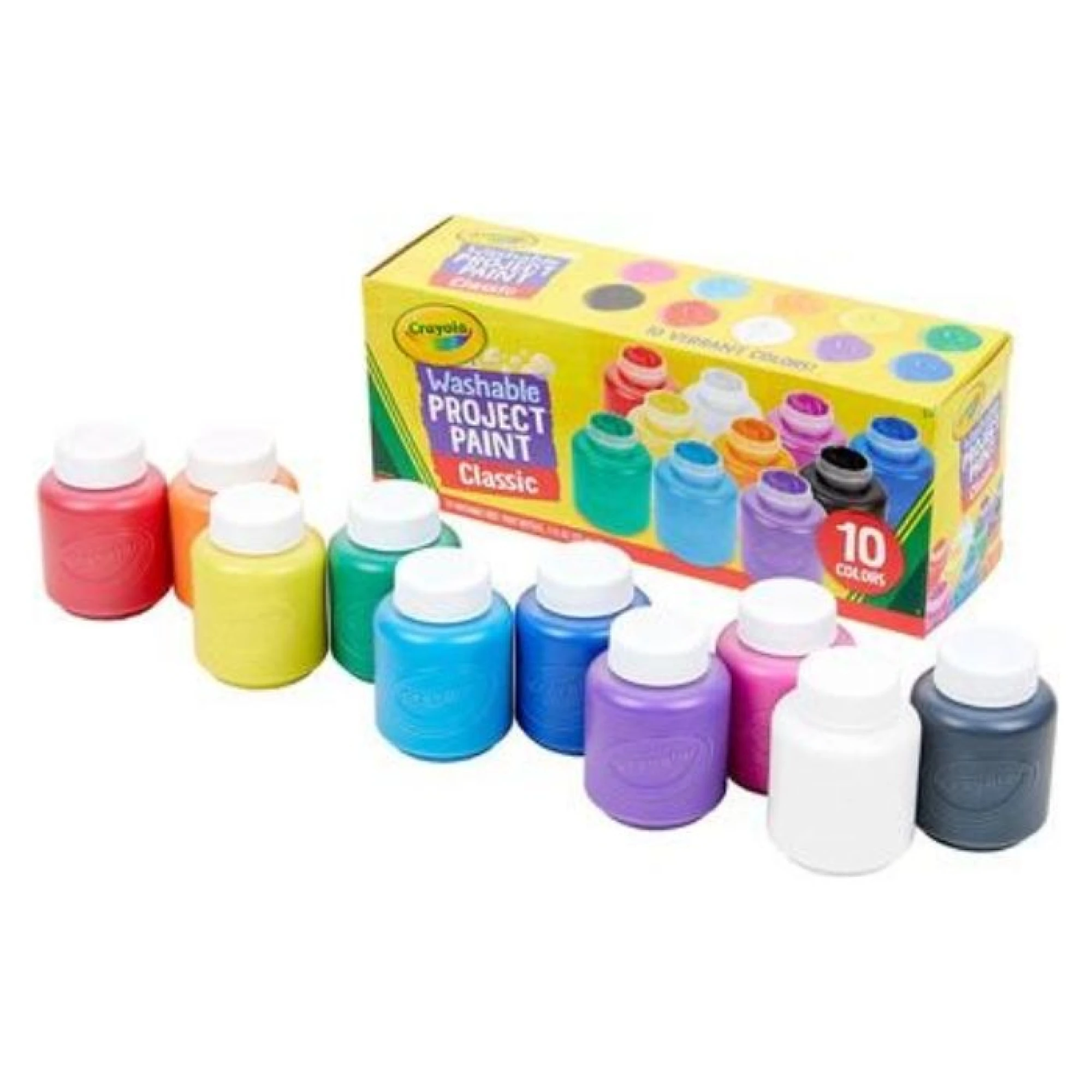 Crayola Washable Kids' Paint Set, 10-Colors