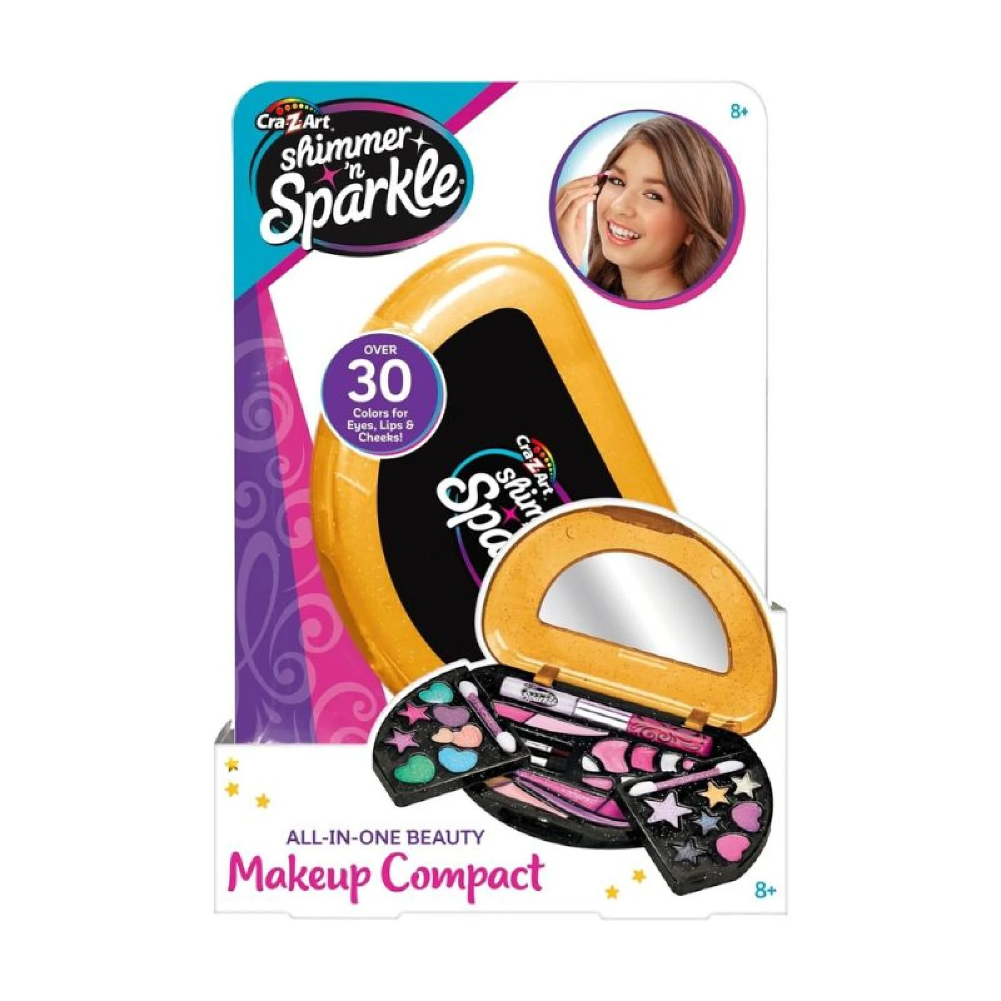 Shimmer 'n Sparkle All in One Beauty Makeup Compact