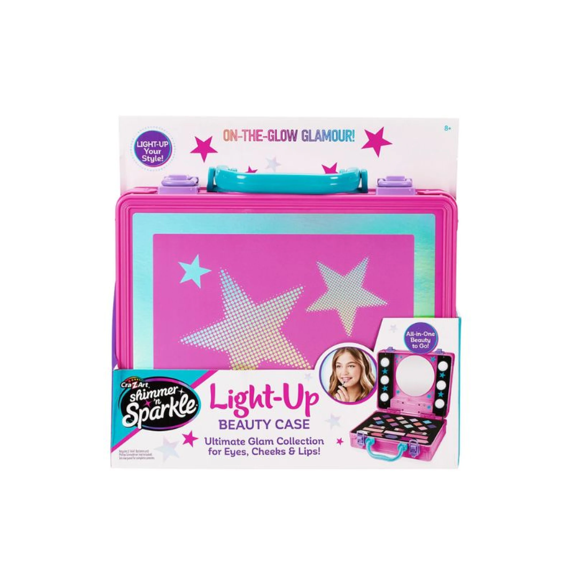 Cra-Z-Art Shimmer 'n Sparkle Light-Up Beauty Case