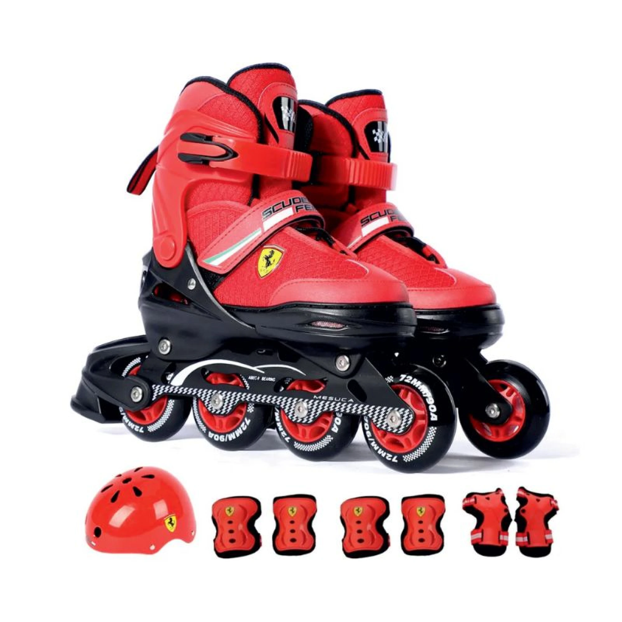 Ferrari  Inline Skates Set Red