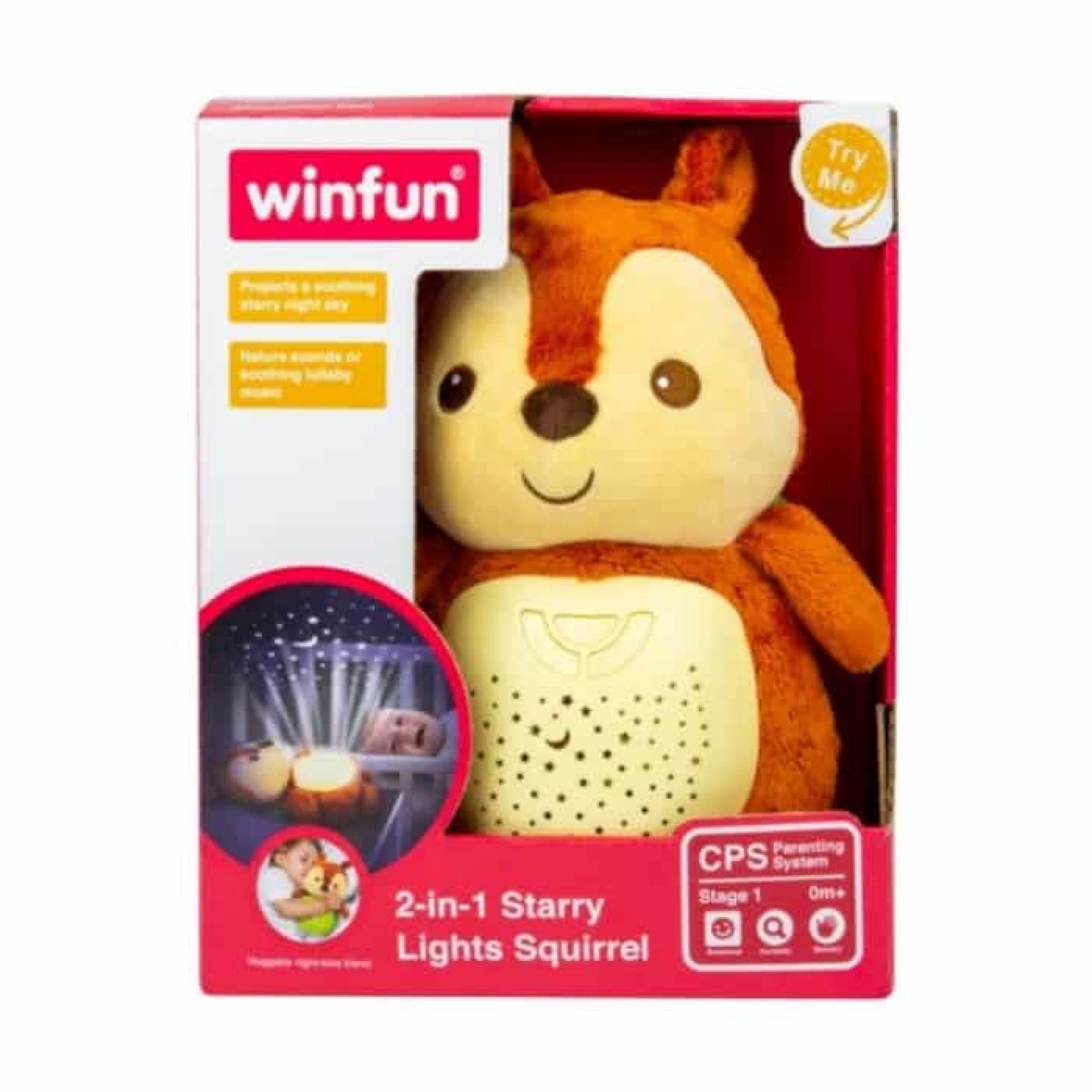 Winfun 2-in-1 Starry Lights Squirrel