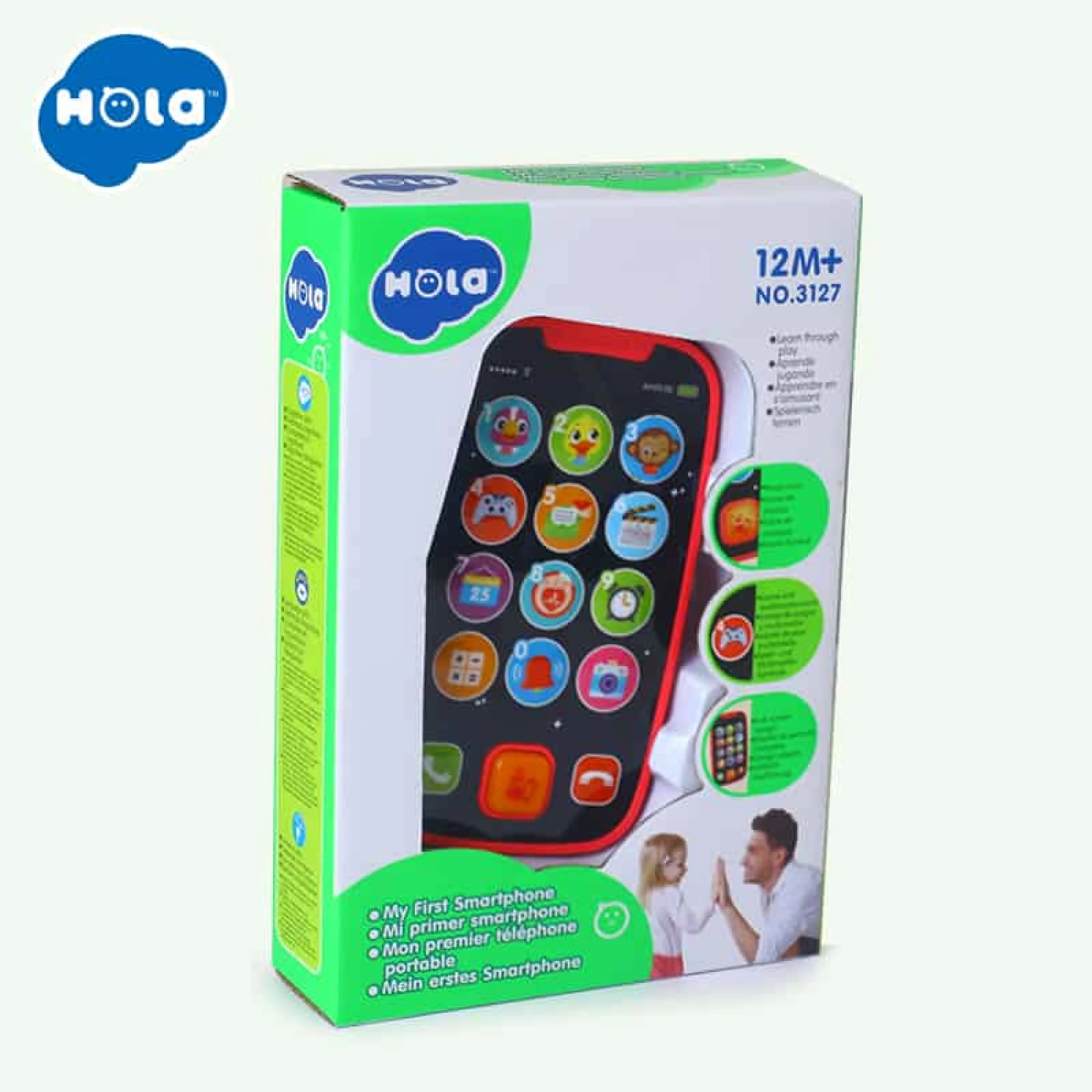 Hola My First Smartphone with Light/Music (red)