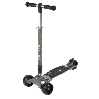 Micro Monster Kickboard Interchangeable T-Bar Volcano Grey