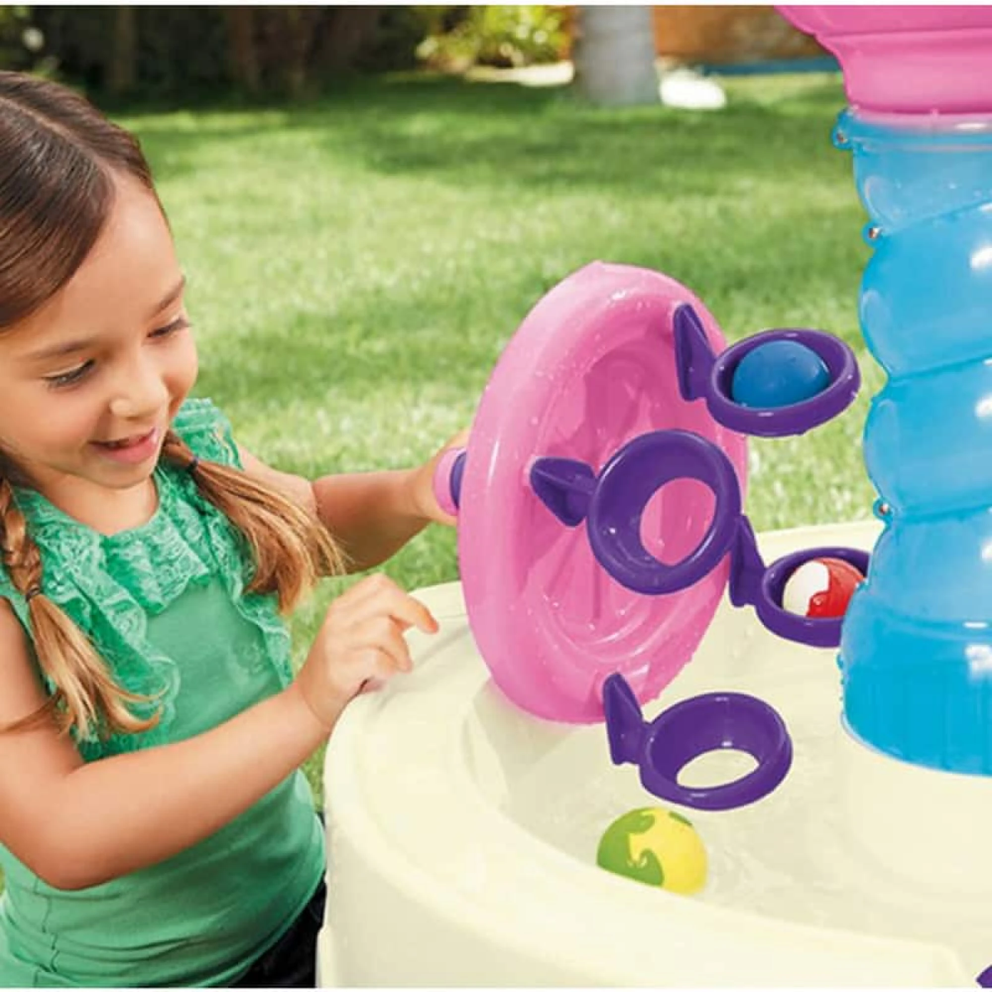 Spiralin’ Seas Water Table – Pink