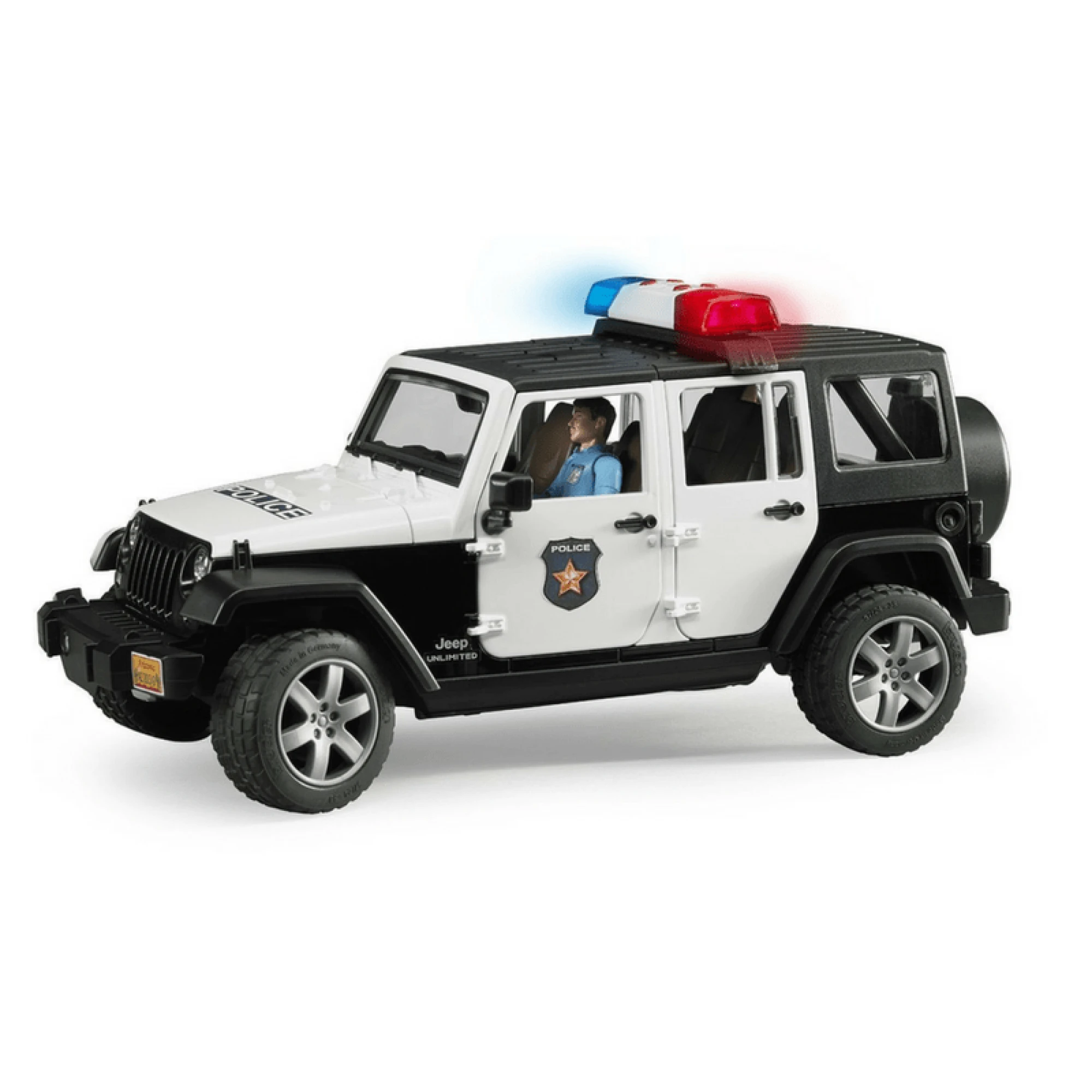Bruder - Jeep Wrangler Rubicon Police