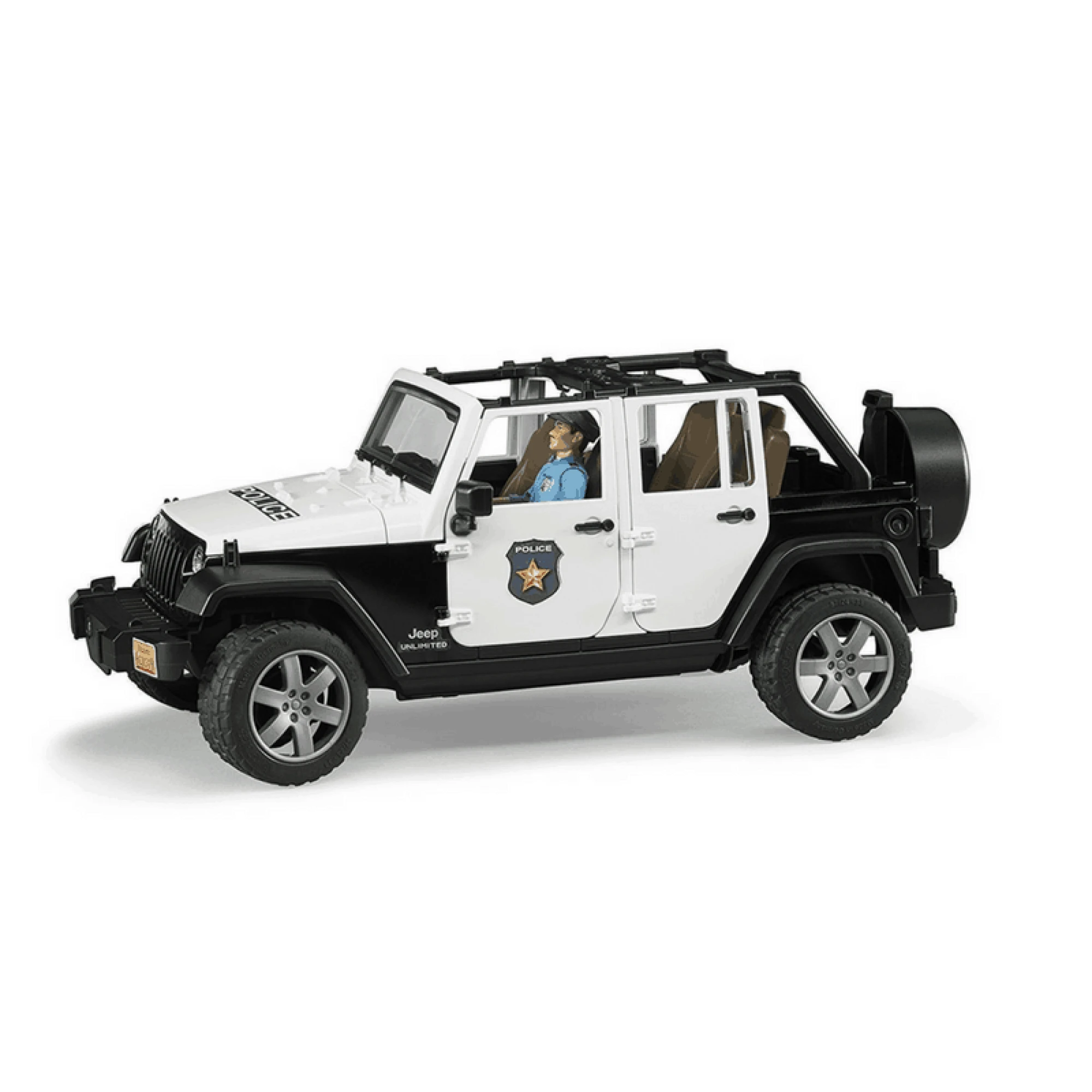 Bruder - Jeep Wrangler Rubicon Police