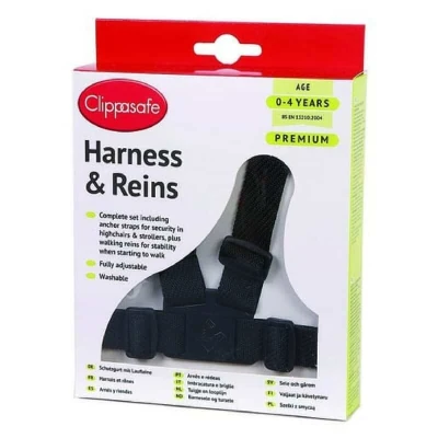 Premium Harness &amp; Reins (Black)