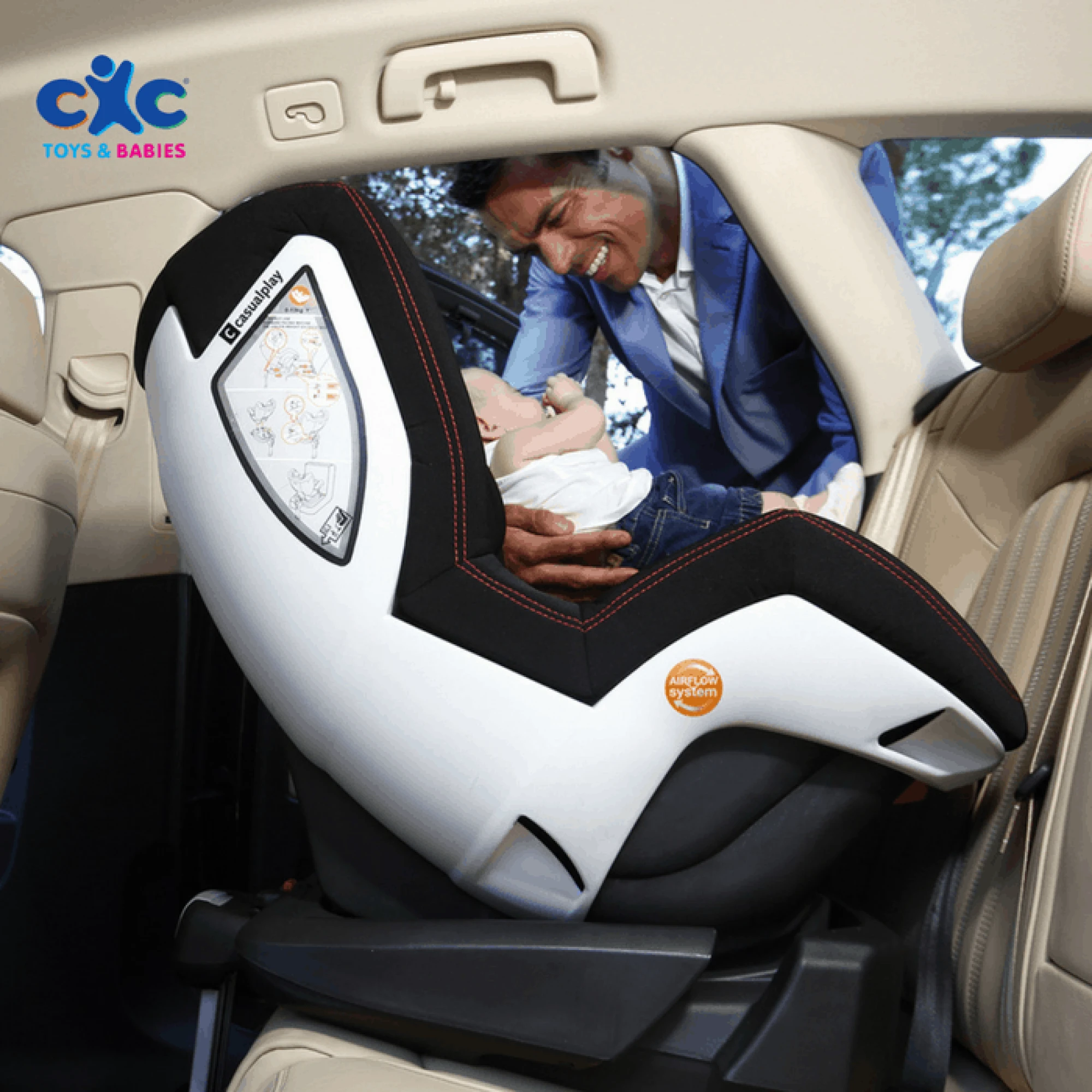 CasualPlay BicareFix Carseat (ebony)