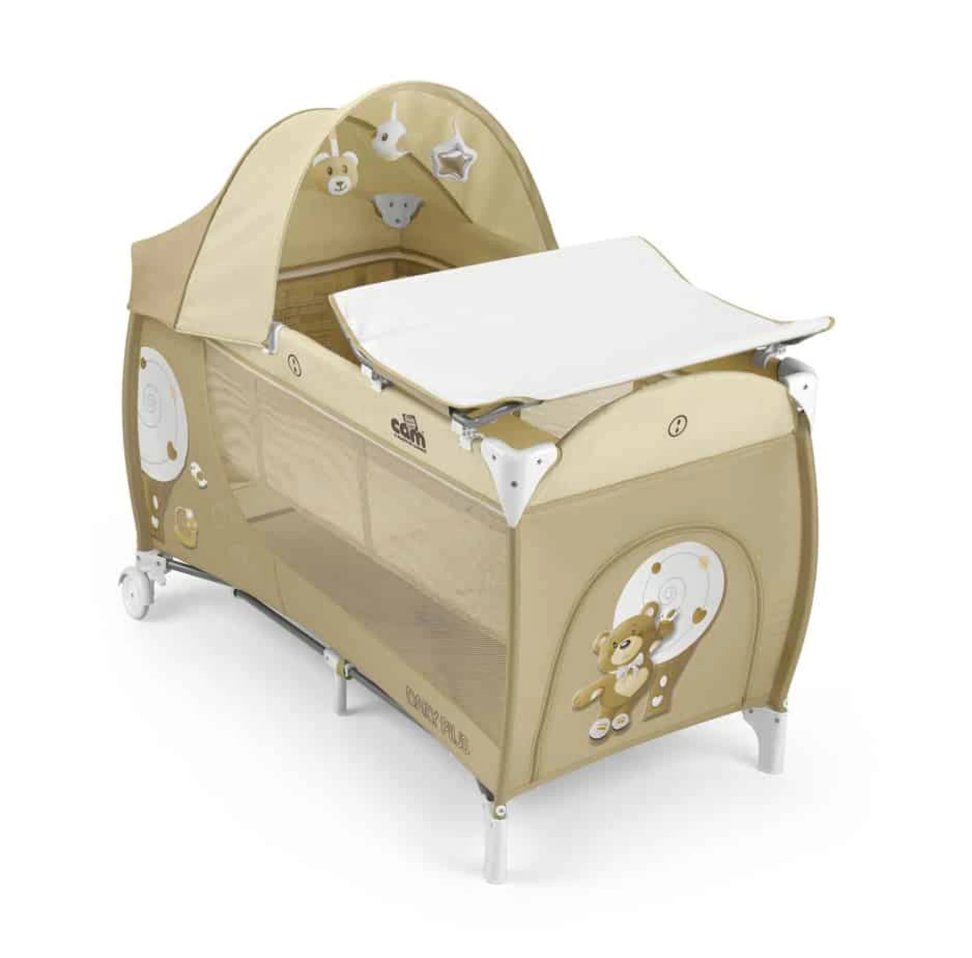 Cam Daily Plus Travel Cots Beige
