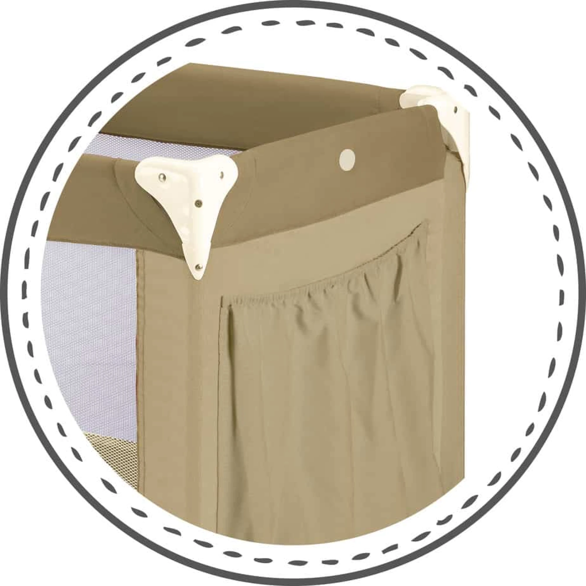 Cam Daily Plus Travel Cots Beige