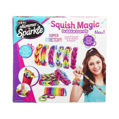 Cra-Z-Loom Shimmer N Sparkle Squish Magic Bubble Bands 