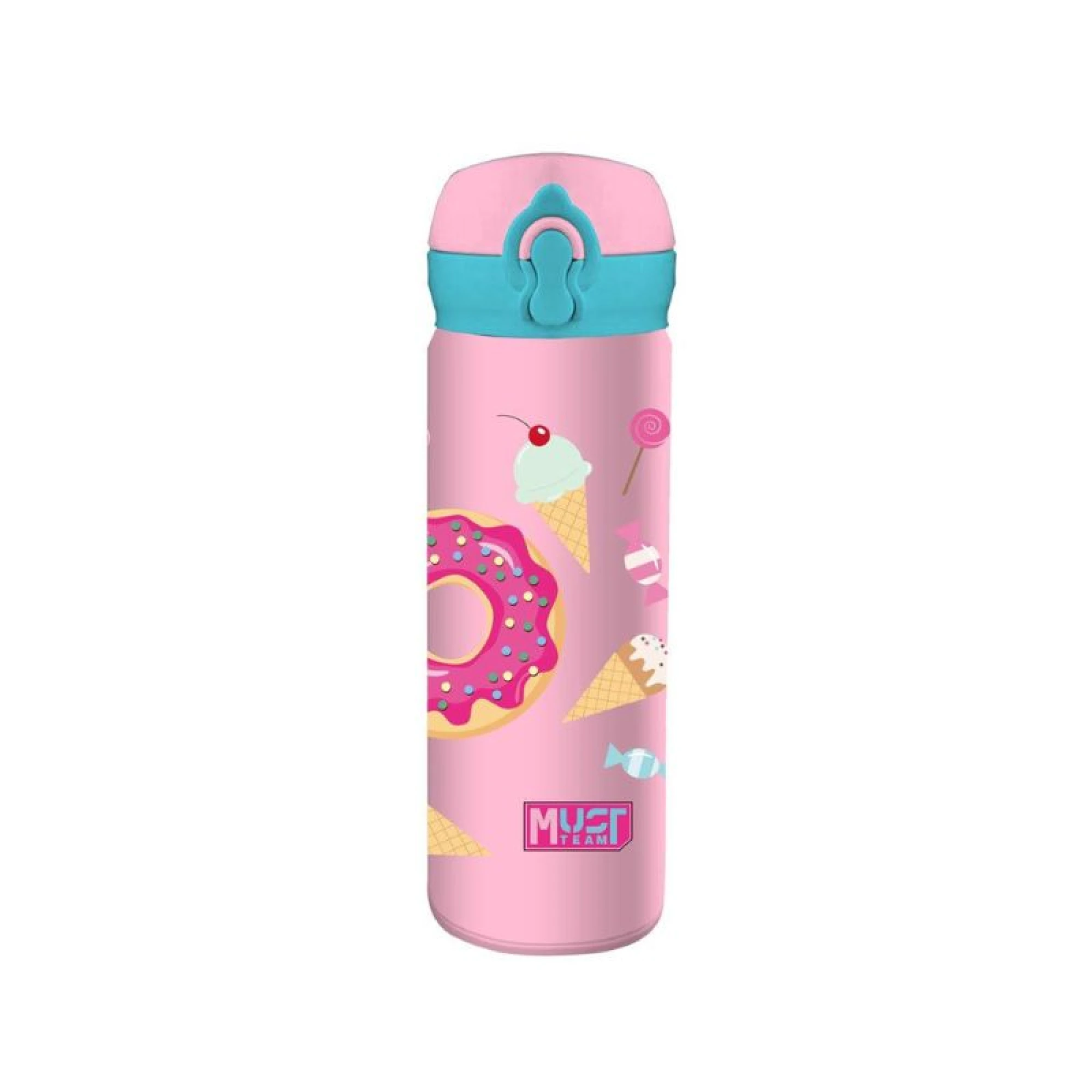 Must Team Stainless Steel Thermos Flask 500 ml with straw , Sweets