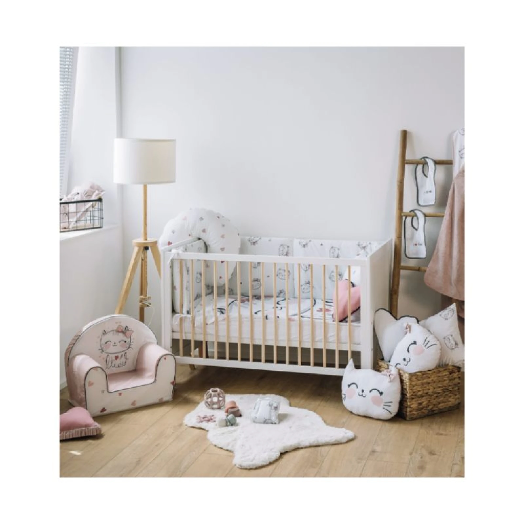 FreeOn Bedding Set Kitty 6Pcs
