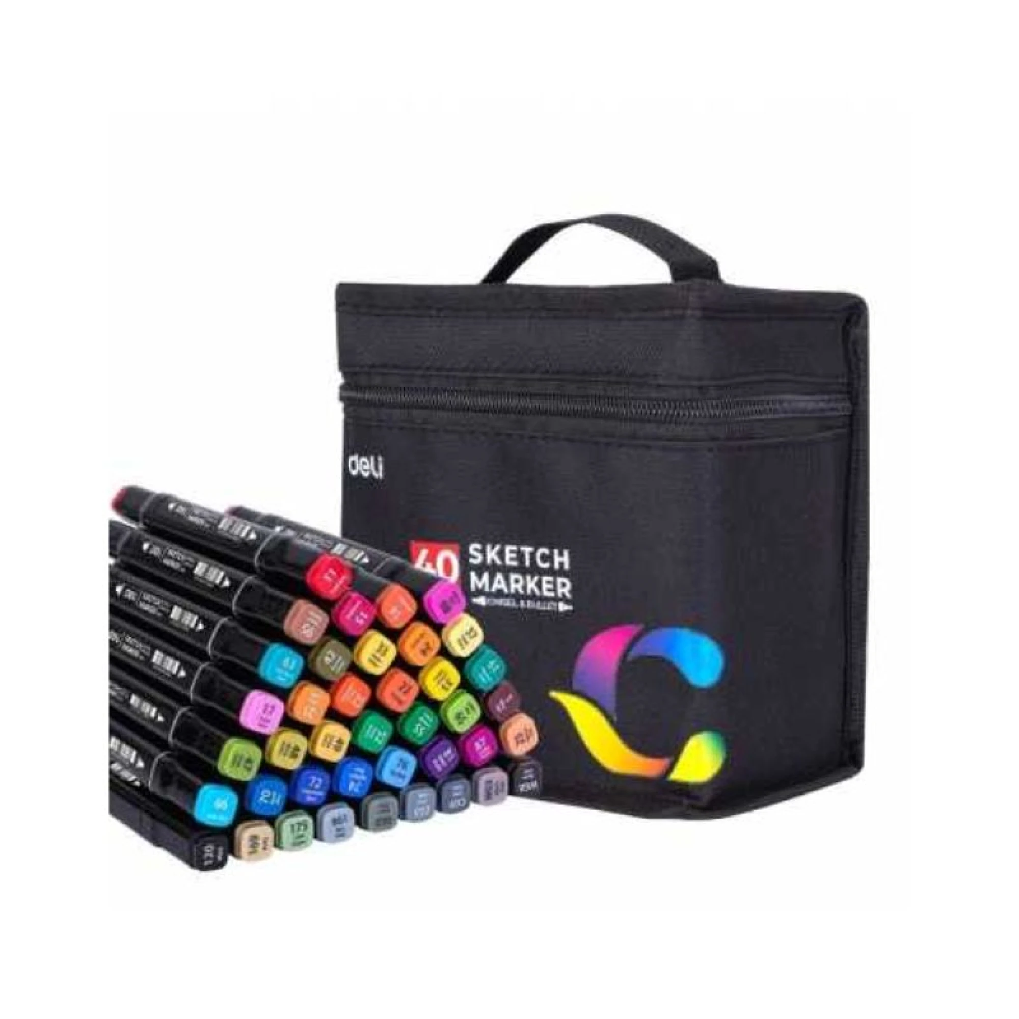 Deli Dual-tip 40 Sketch Markers