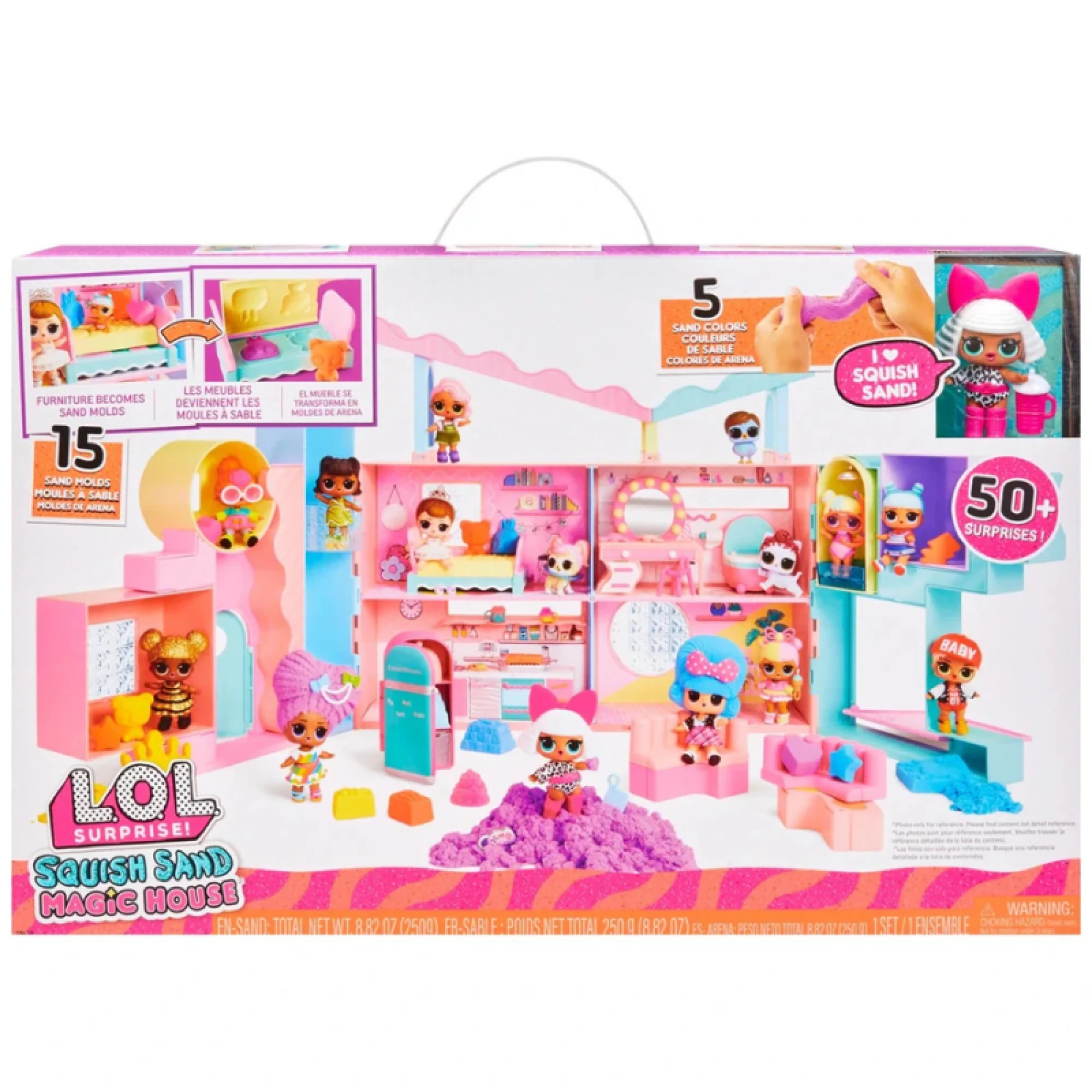 LOL Surprise! Squish Sand Magic House Playset