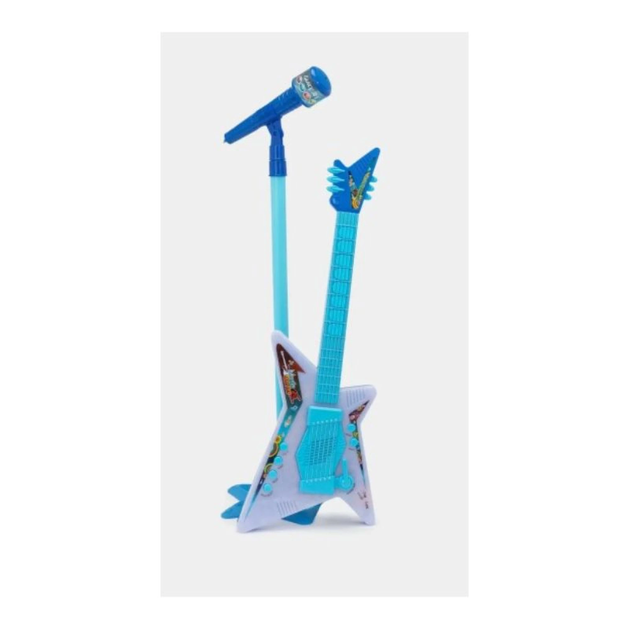 Guitar with Microphone Blue